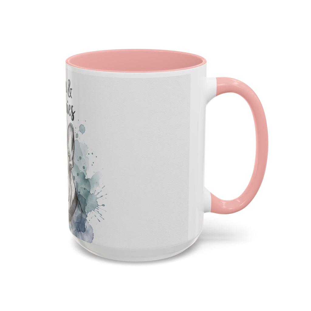 Coffee & Frenchies Mug | French Bulldog Lover Gift | Watercolor Dog Mug