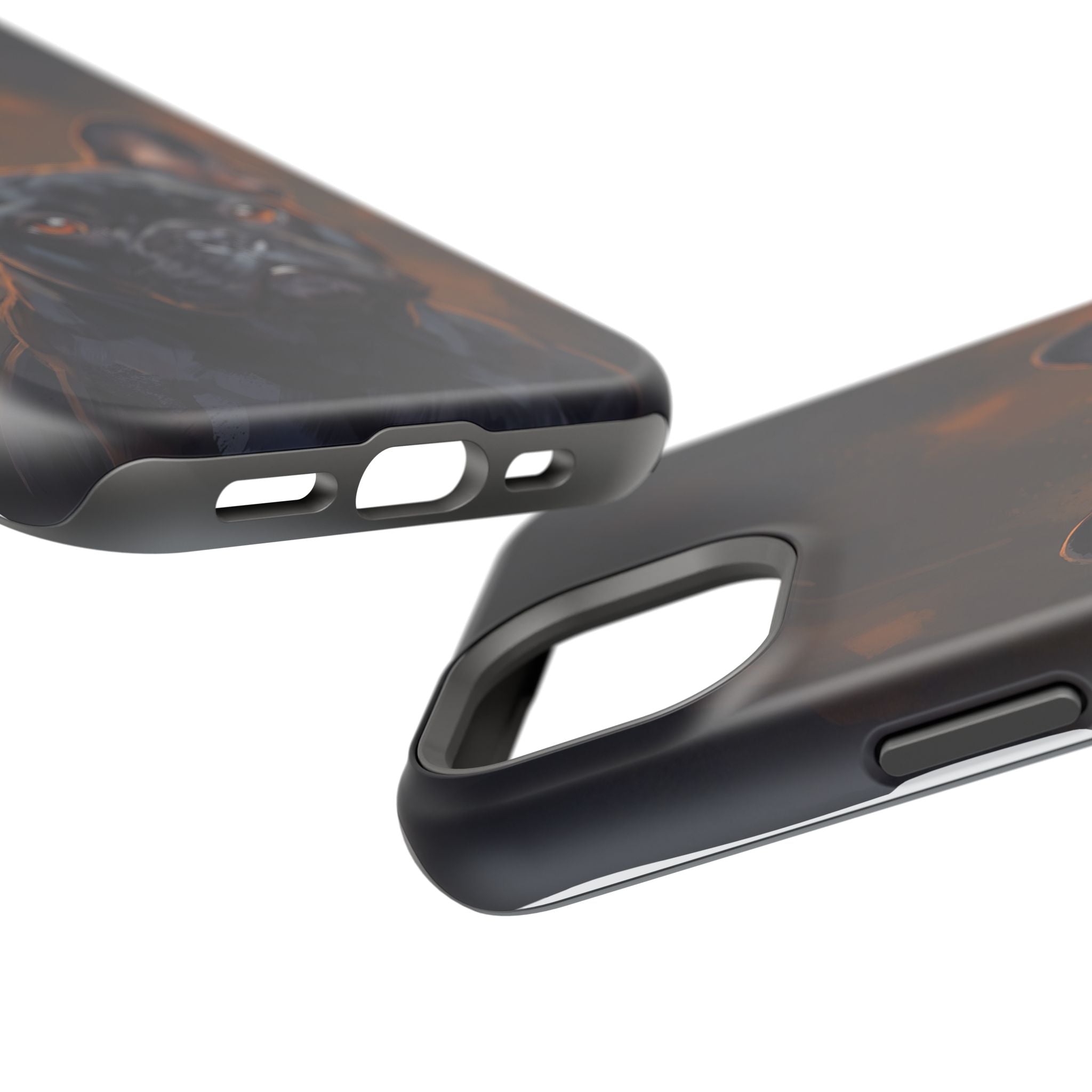 French Bulldog Portrait Phone Case — Impact-Resistant Wireless Charging Cover