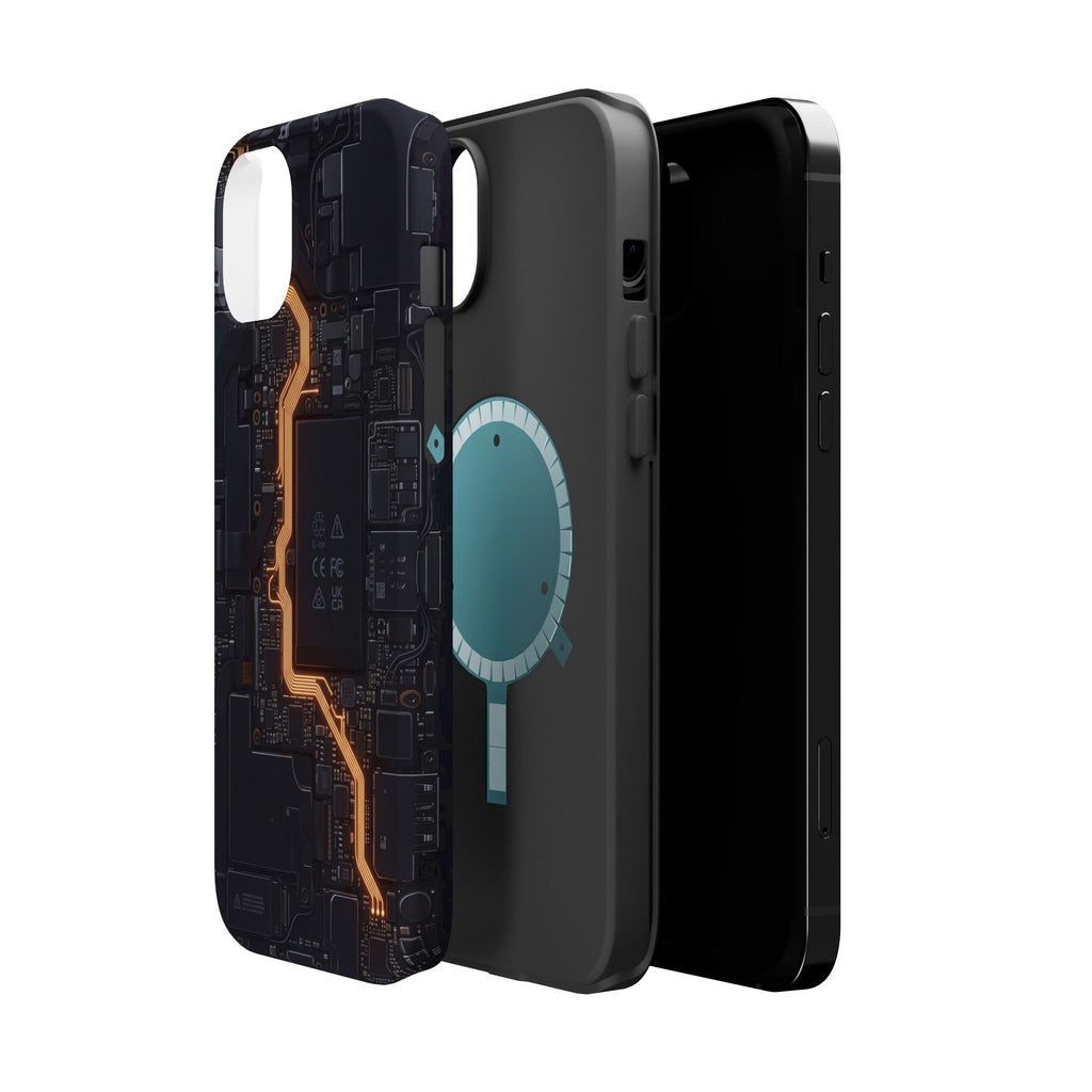 Electrician Circuit Bolt Phone Case — Impact-Resistant Wireless Charging Cover