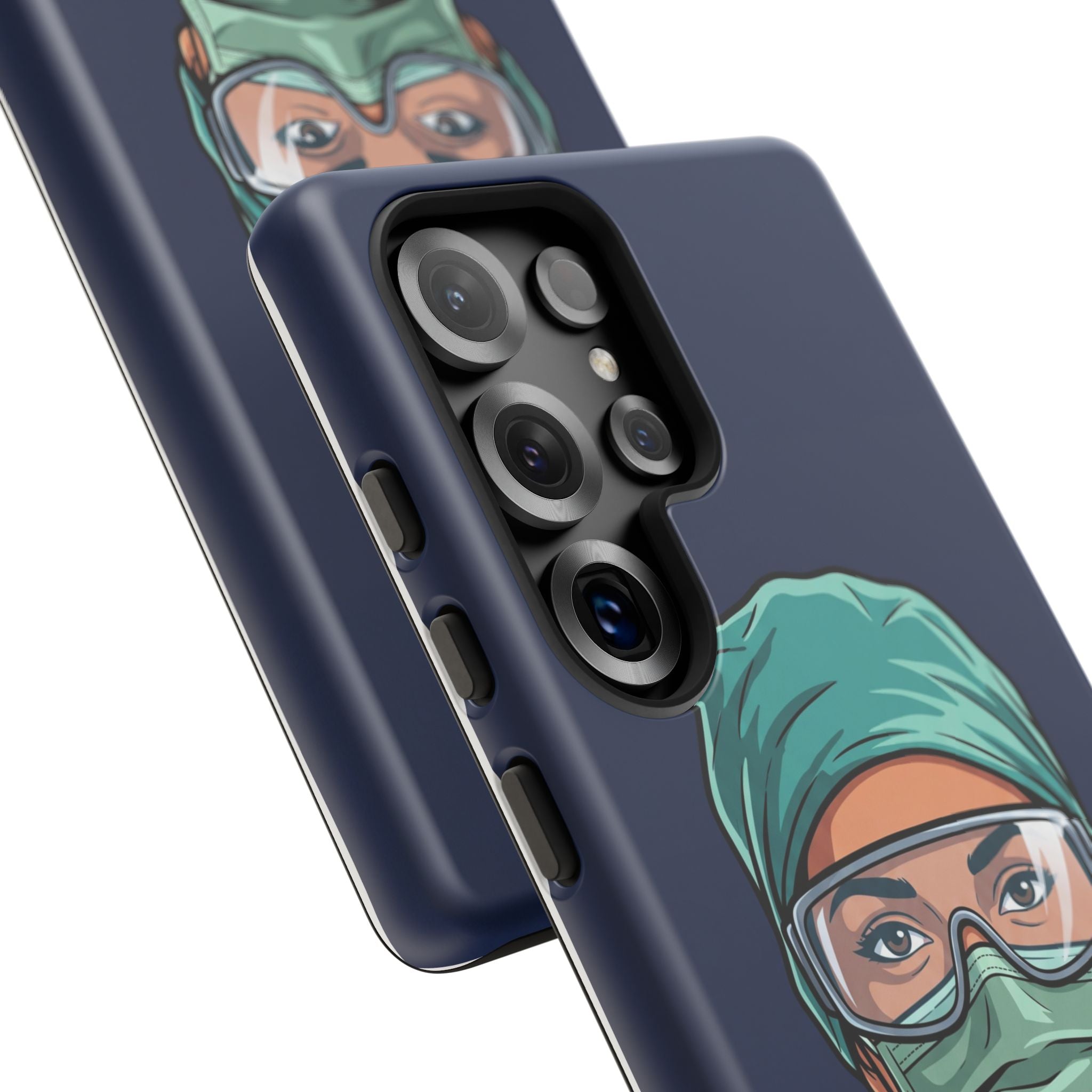 Nurse Illustrated Portrait Phone Case | iPhone & Samsung