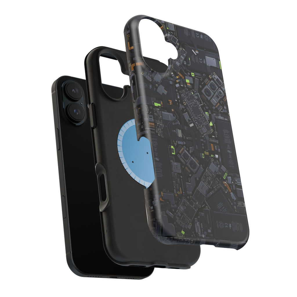 Circuit Core Phone Case — Motherboard Print Wireless Charging Cover