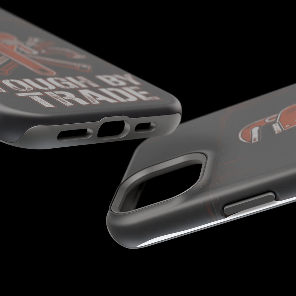 Tough By Trade Phone Case — Crossed Wrenches Wireless Charging Cover