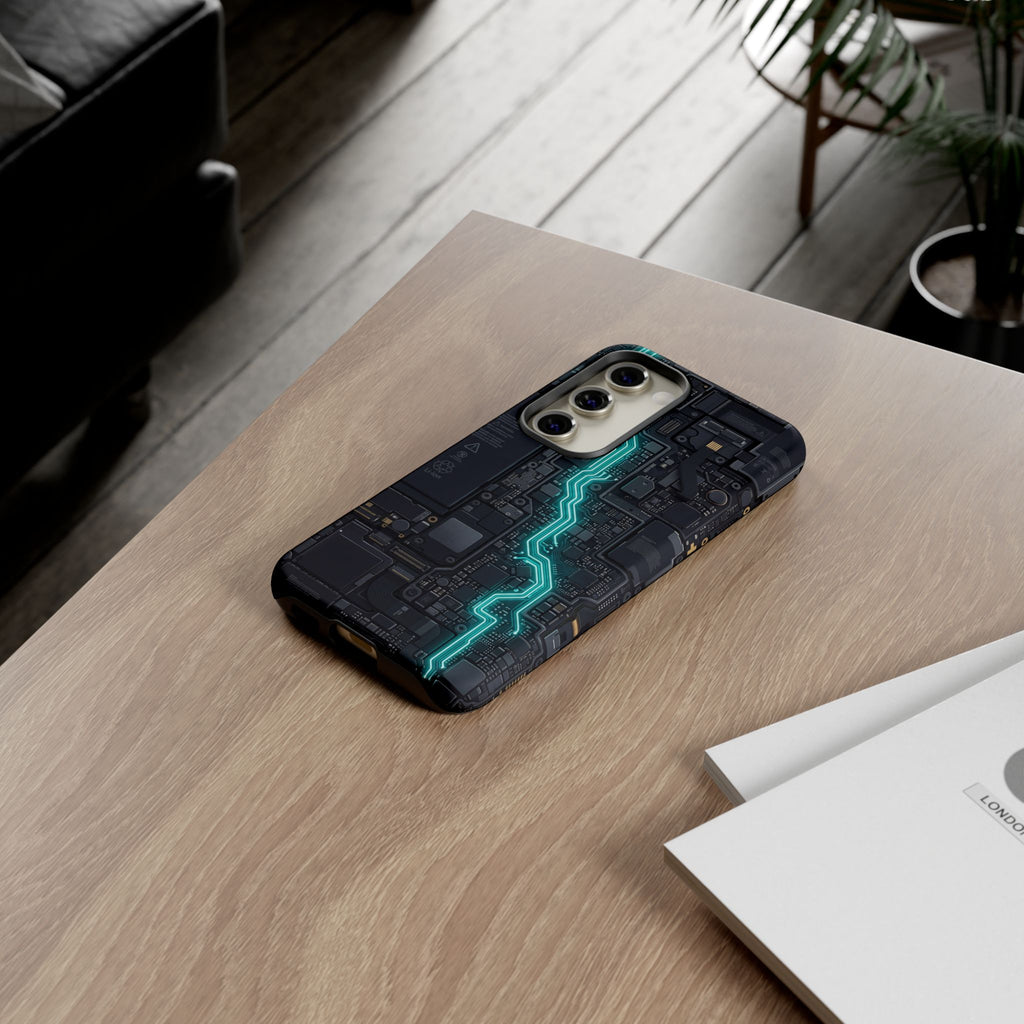 Electrician Cyan Circuit Phone Case - Samsung & iPhone Series