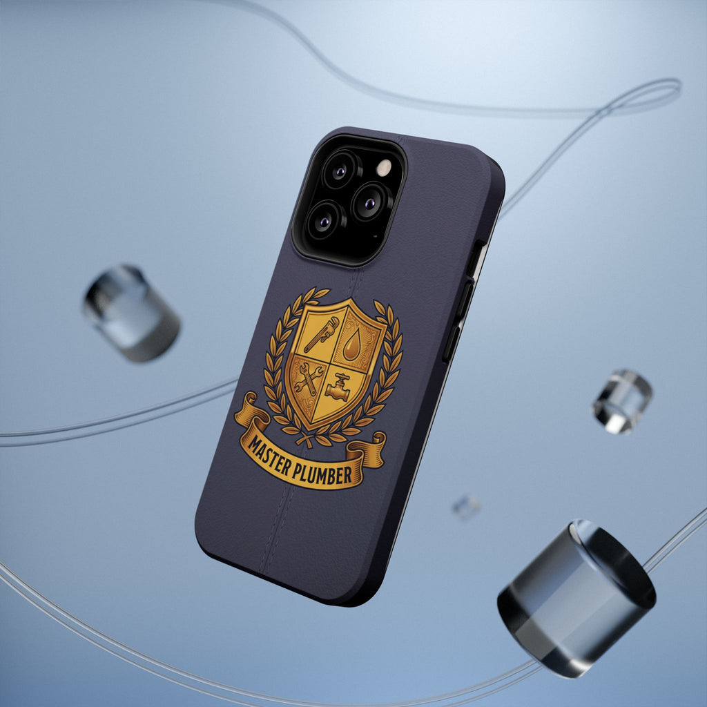 Master Plumber Crest Phone Case — Heraldic Shield Wireless Charging Cover