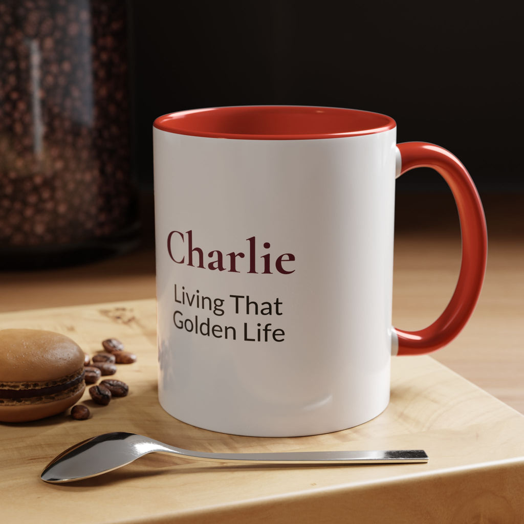Personalized Golden Retriever Mug | Custom Name & Message Dog Lover Coffee Mug