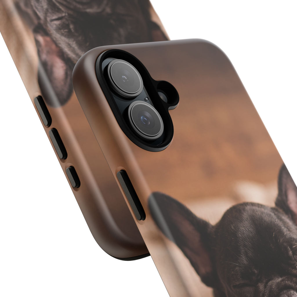 Sleeping French Bulldog Phone Case | Cozy Frenchie Resting on Blanket | iPhone & Samsung