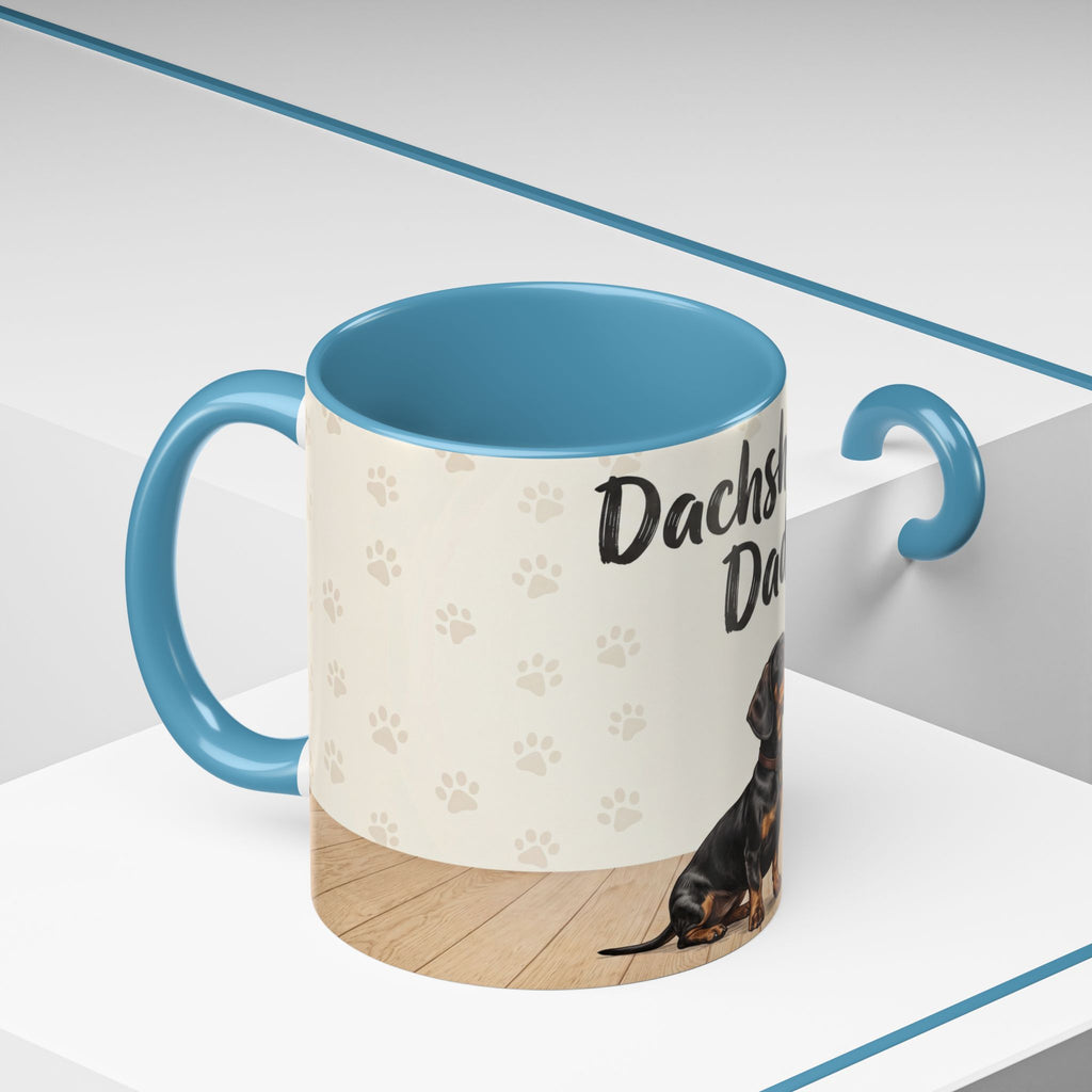 Dachshund Dad Mug | Cute Dog Dad Coffee Mug | Wiener Dog Gift for Dachshund Lovers