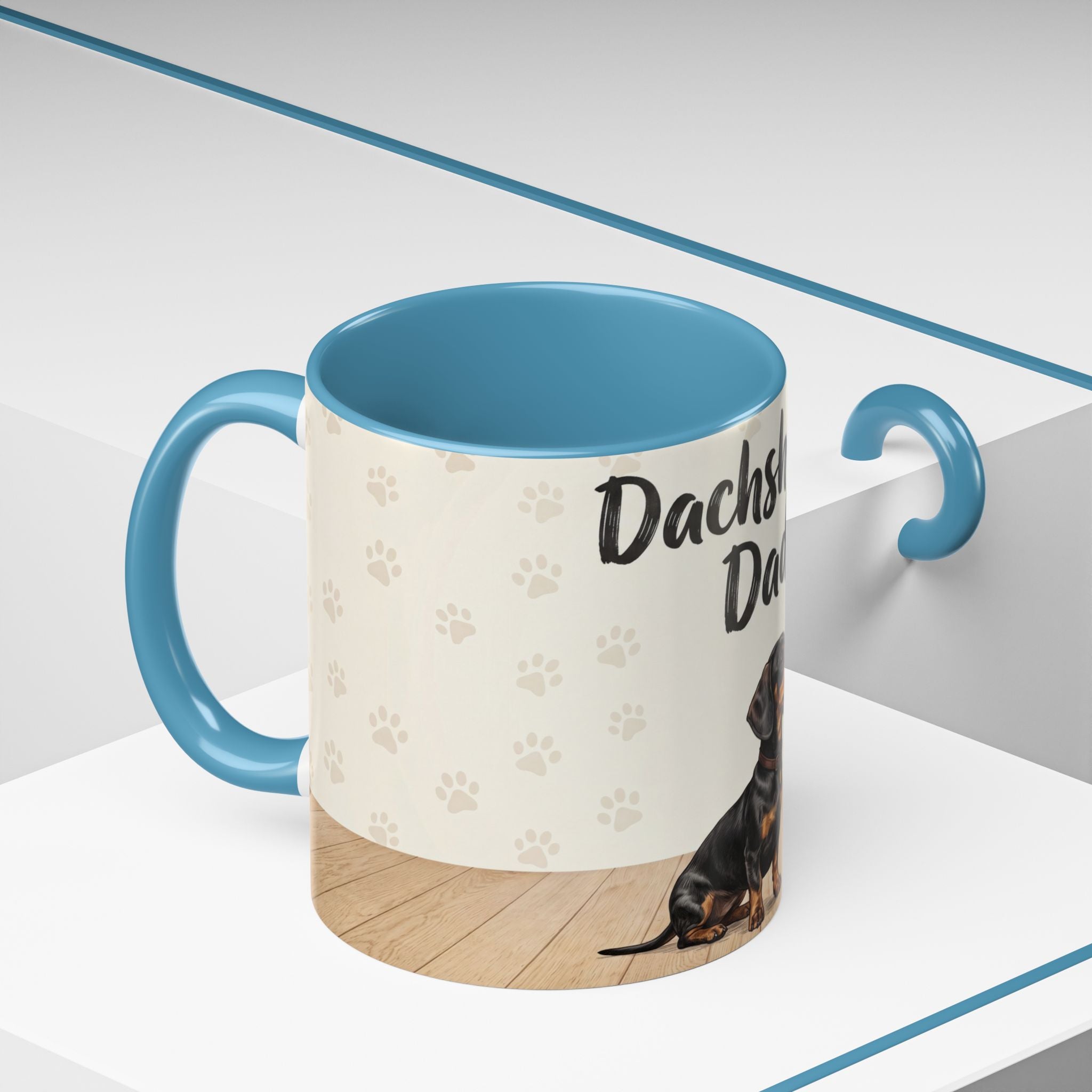 Dachshund Dad Mug | Cute Dog Dad Coffee Mug | Wiener Dog Gift for Dachshund Lovers