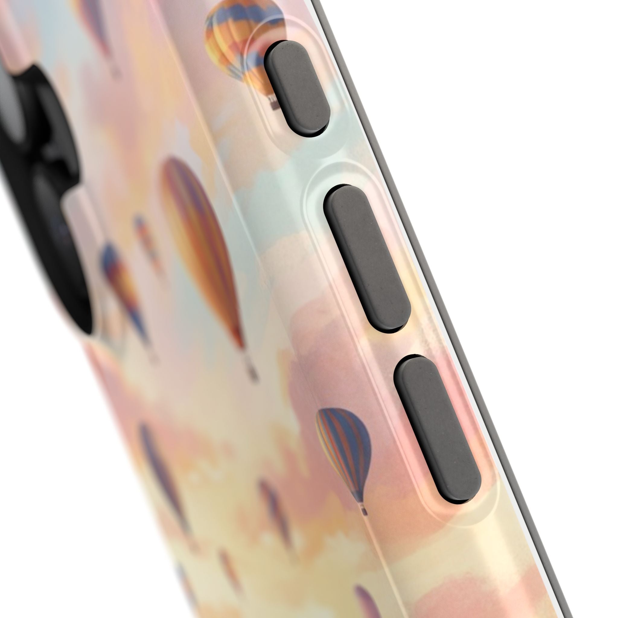 Personalized Golden Retriever Hot Air Balloon Phone Case — Wireless Charging Cover