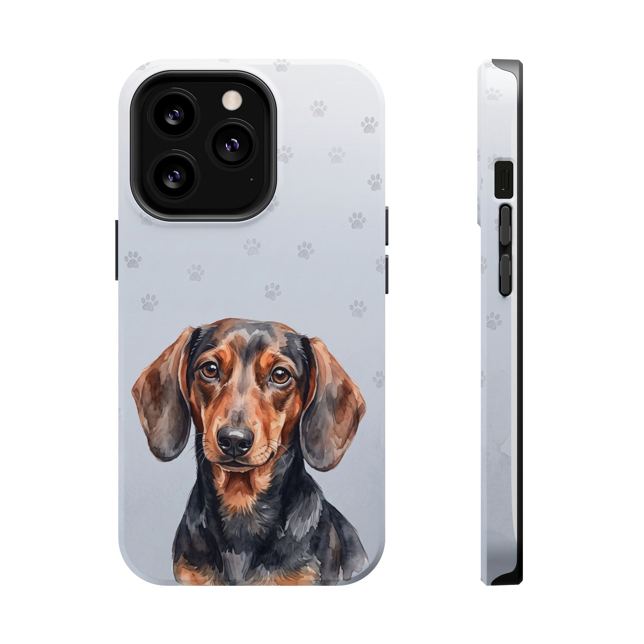 Dachshund Phone Case — Impact-Resistant Wireless Charging Cover