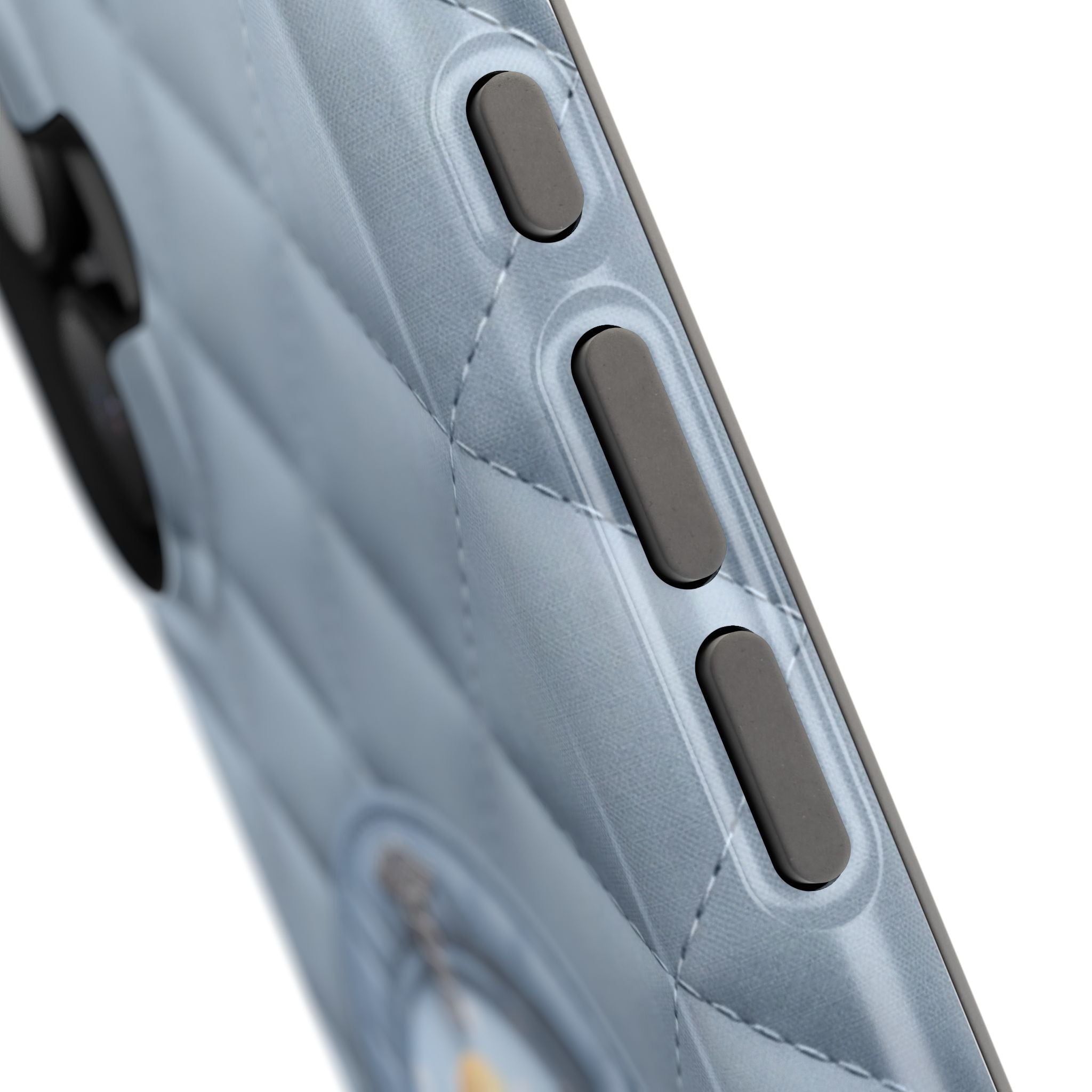 Personalized Quilted Nurse Phone Case — Wireless Charging Cover