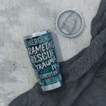 Paramedic/EMT 20oz Tumbler – Teal Marble Emergency Medical Terms Design