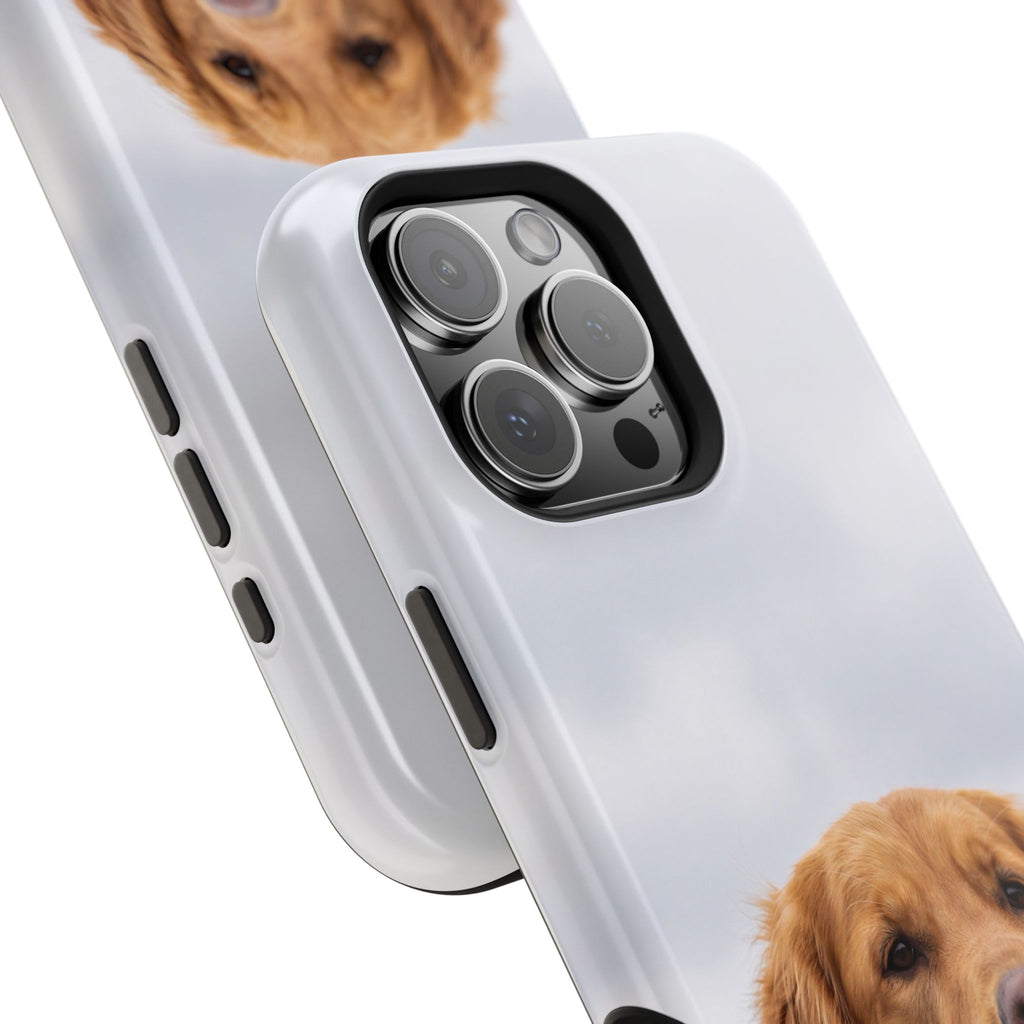 Golden Retriever Phone Case — Impact-Resistant Wireless Charging Cover
