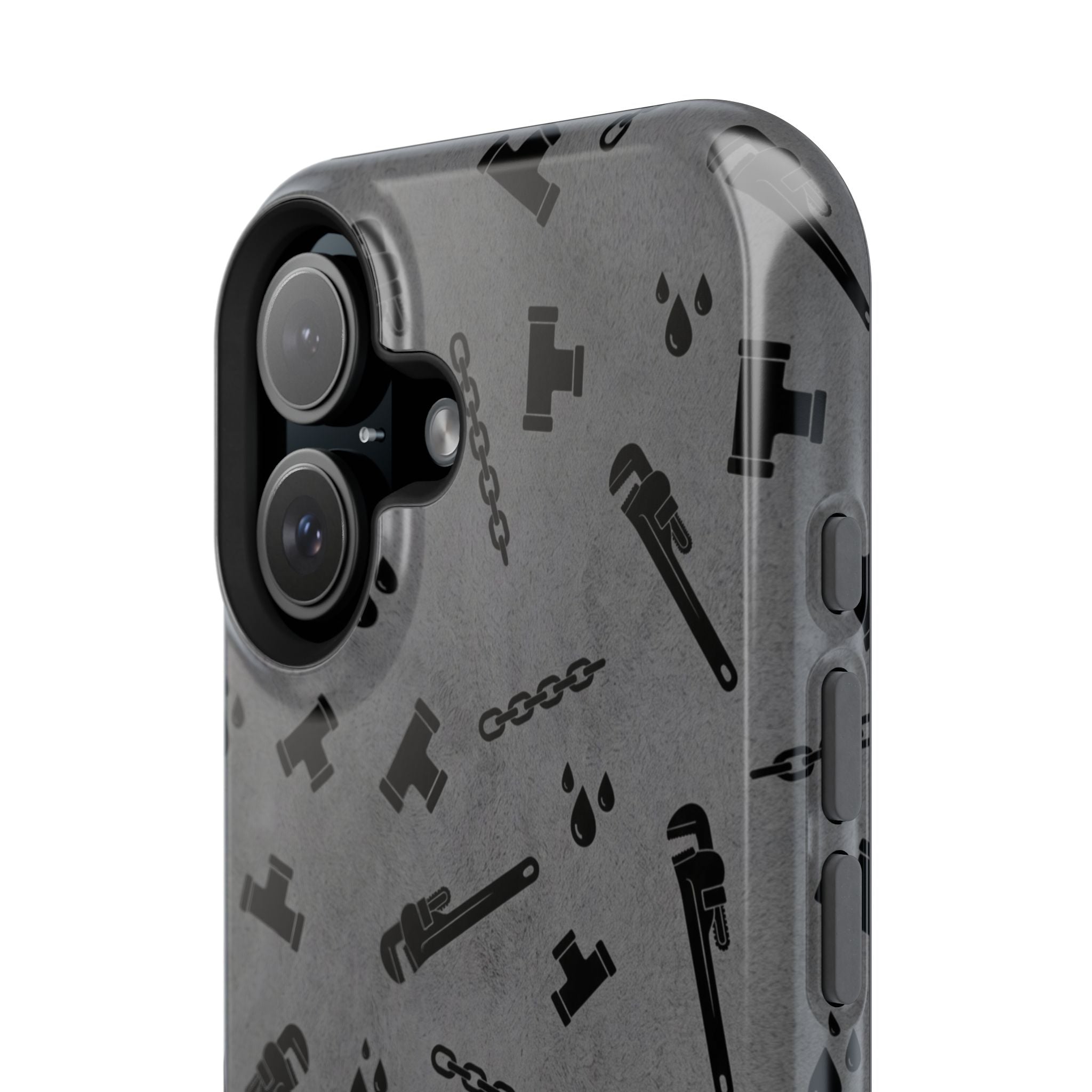 Built for the Grind Phone Case — Plumber Tools Wireless Charging Cover