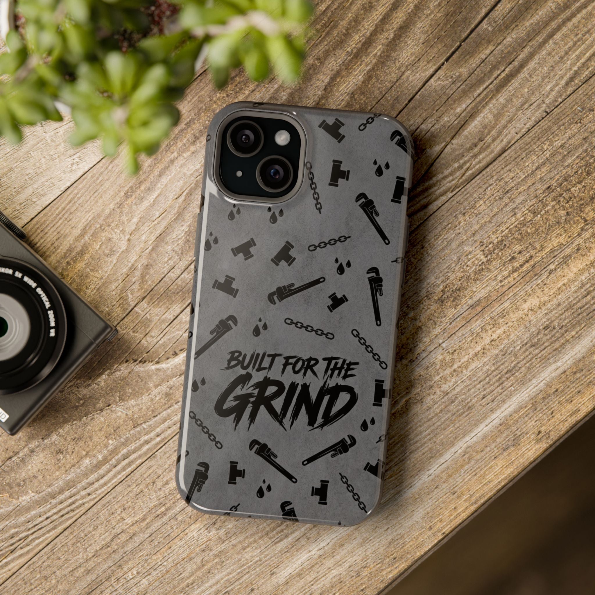 Built for the Grind Phone Case — Plumber Tools Wireless Charging Cover
