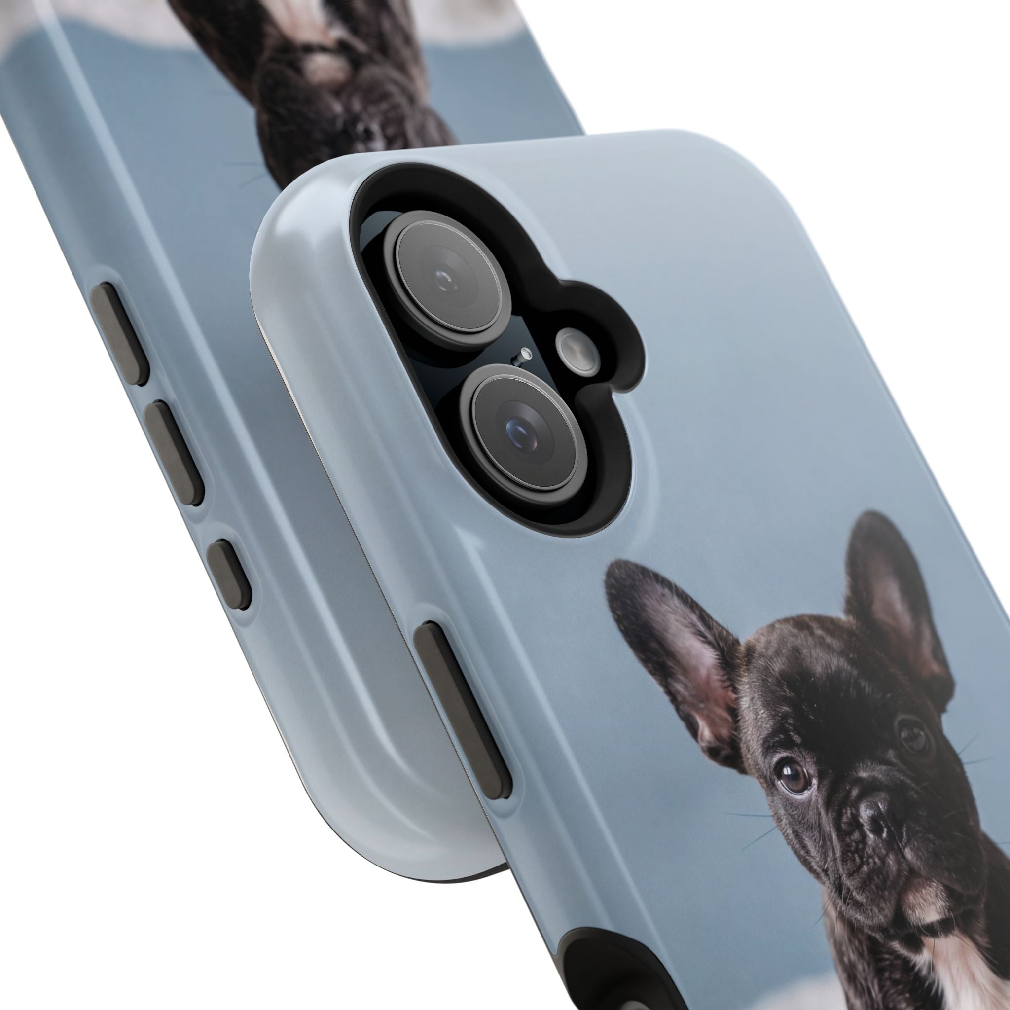 French Bulldog Puppy Phone Case — Impact-Resistant Wireless Charging Cover