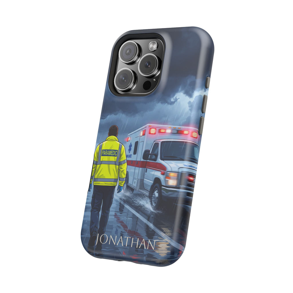 Personalized EMS Storm Phone Case — Wireless Charging Cover