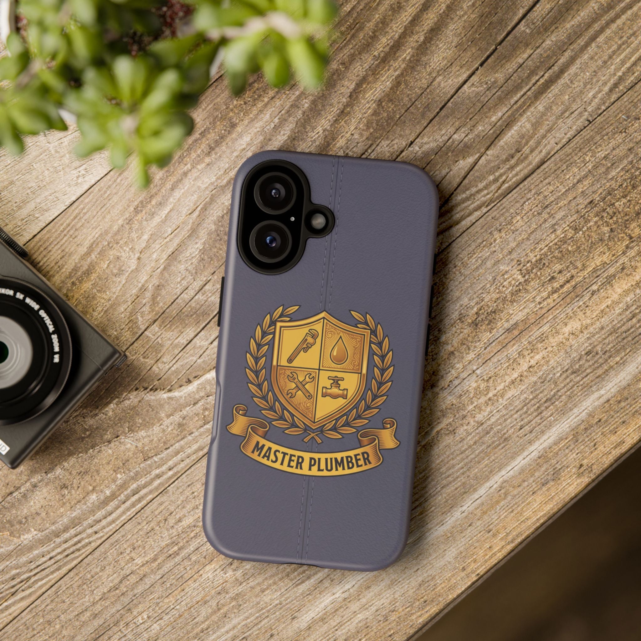 Master Plumber Slate Crest Phone Case - Samsung & iPhone Series