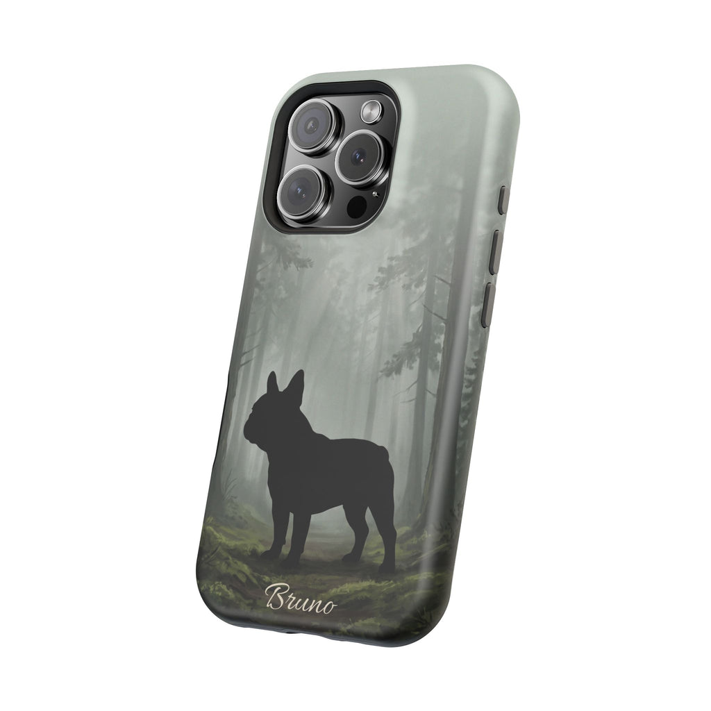 Personalized French Bulldog Misty Forest Phone Case — Wireless Charging Cover