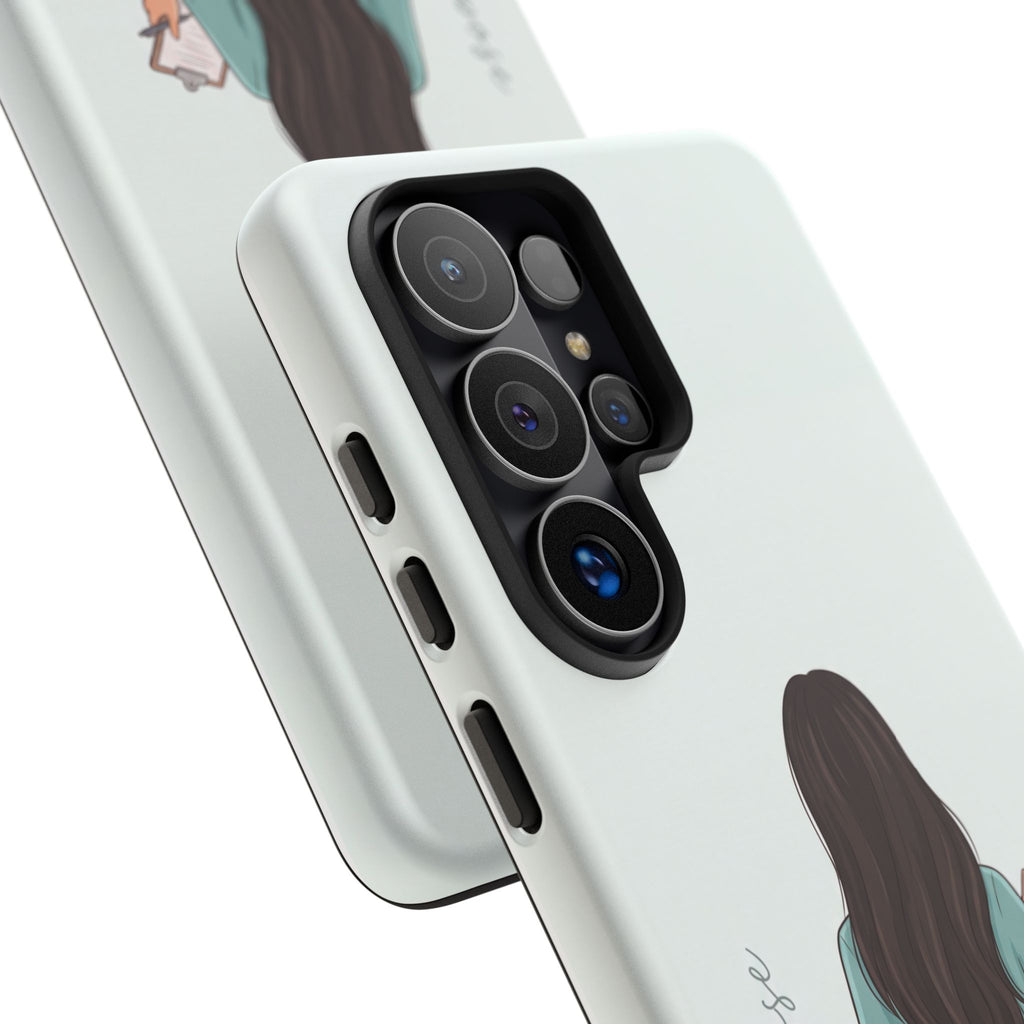 "Trust the Purpose" Nurse Phone Case | Illustrated Nurse in Scrubs Design | iPhone & Samsung