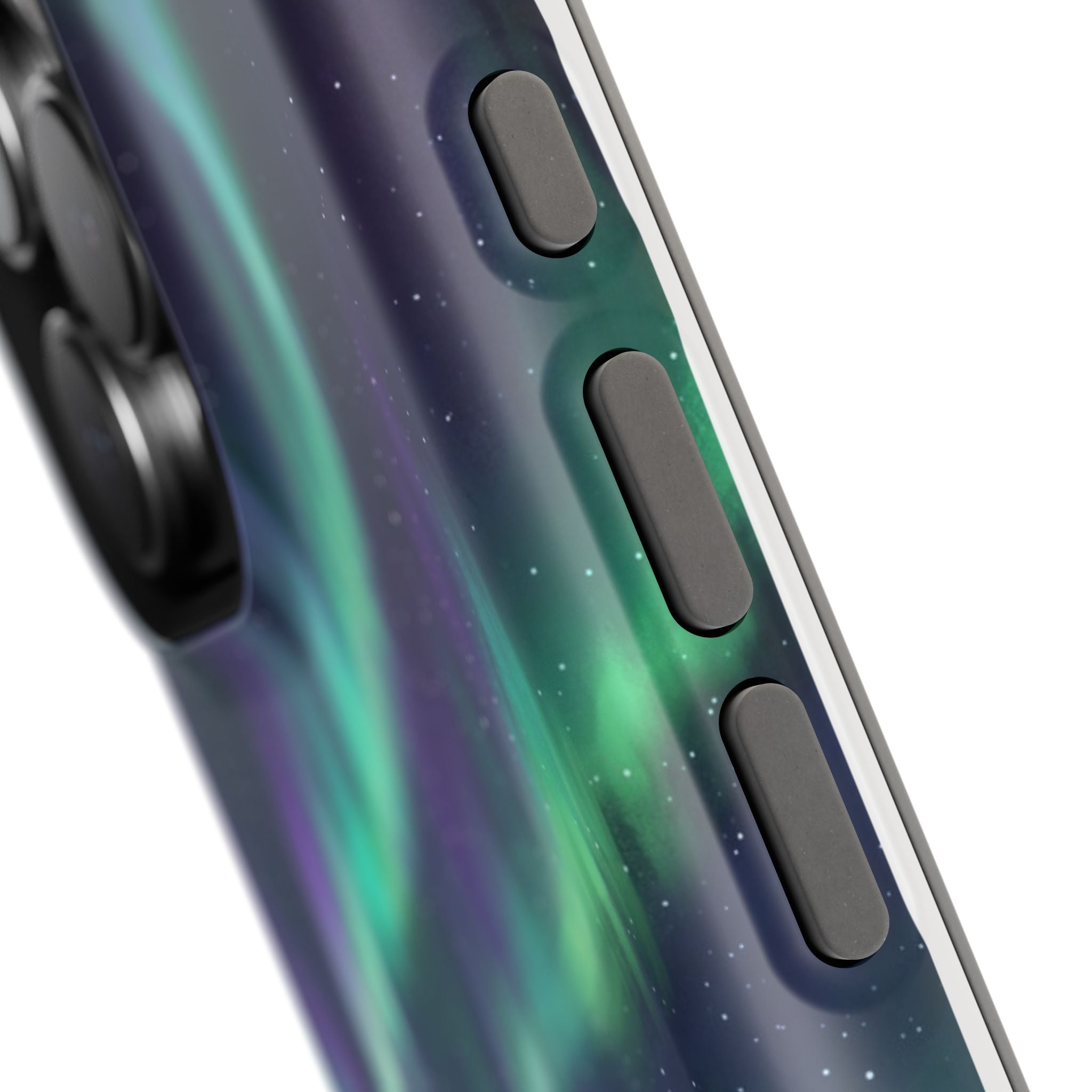 Personalized Dachshund Northern Lights Phone Case — Wireless Charging Cover