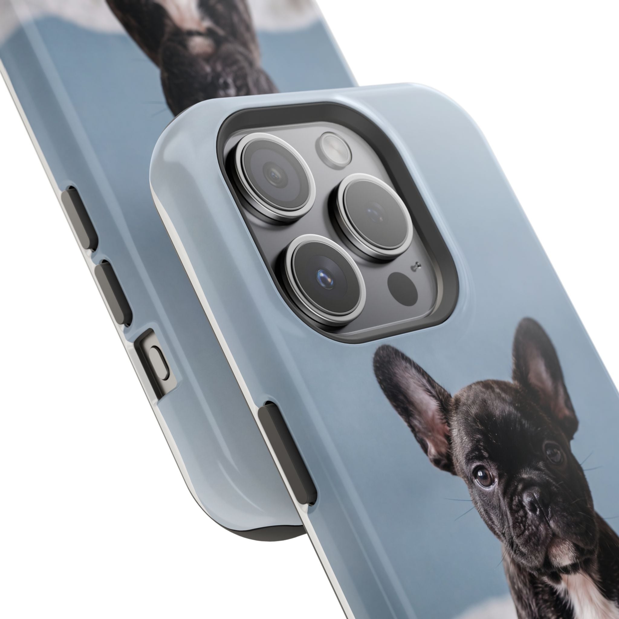 French Bulldog Puppy Phone Case — Impact-Resistant Wireless Charging Cover