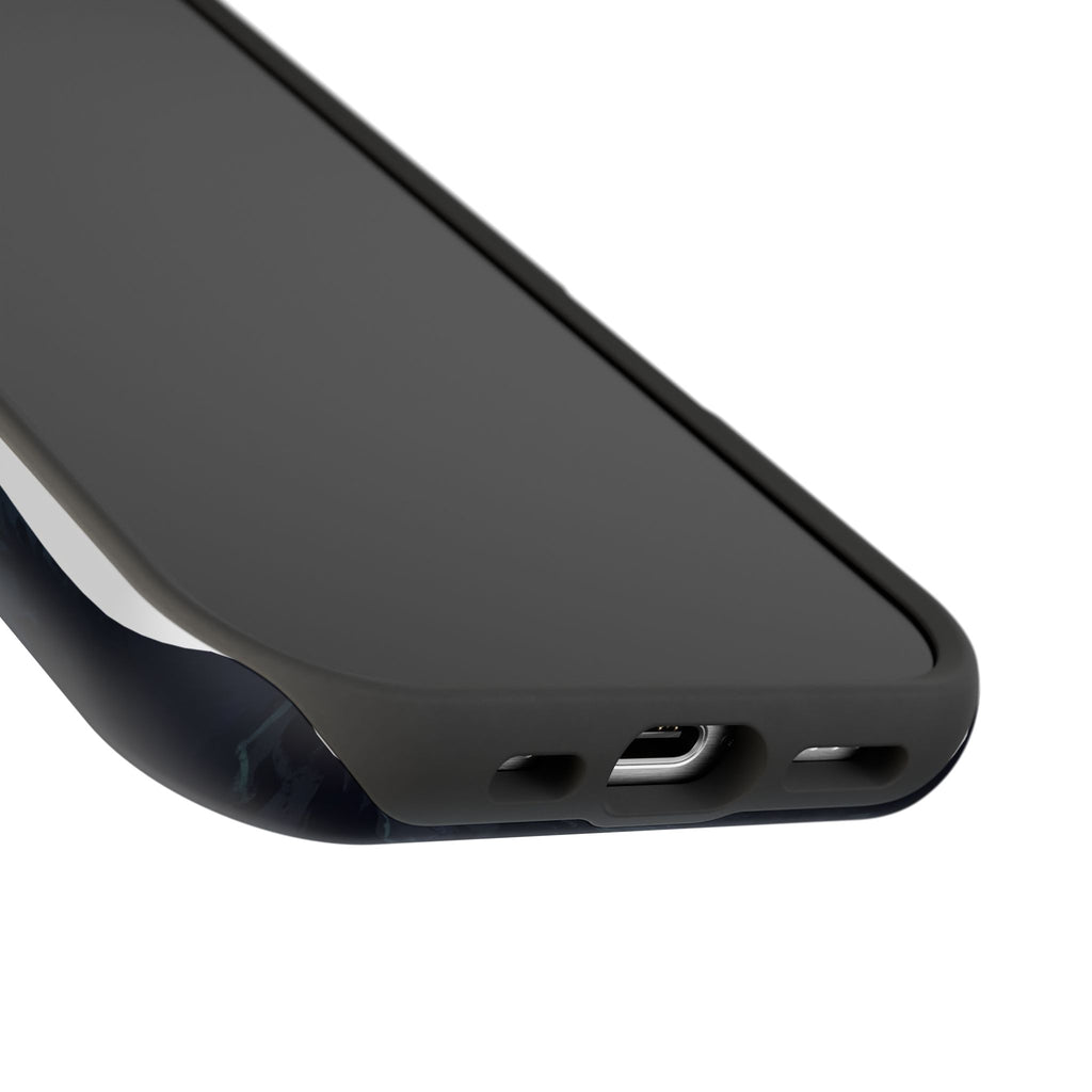 Personalized Dachshund Northern Lights Phone Case — Wireless Charging Cover