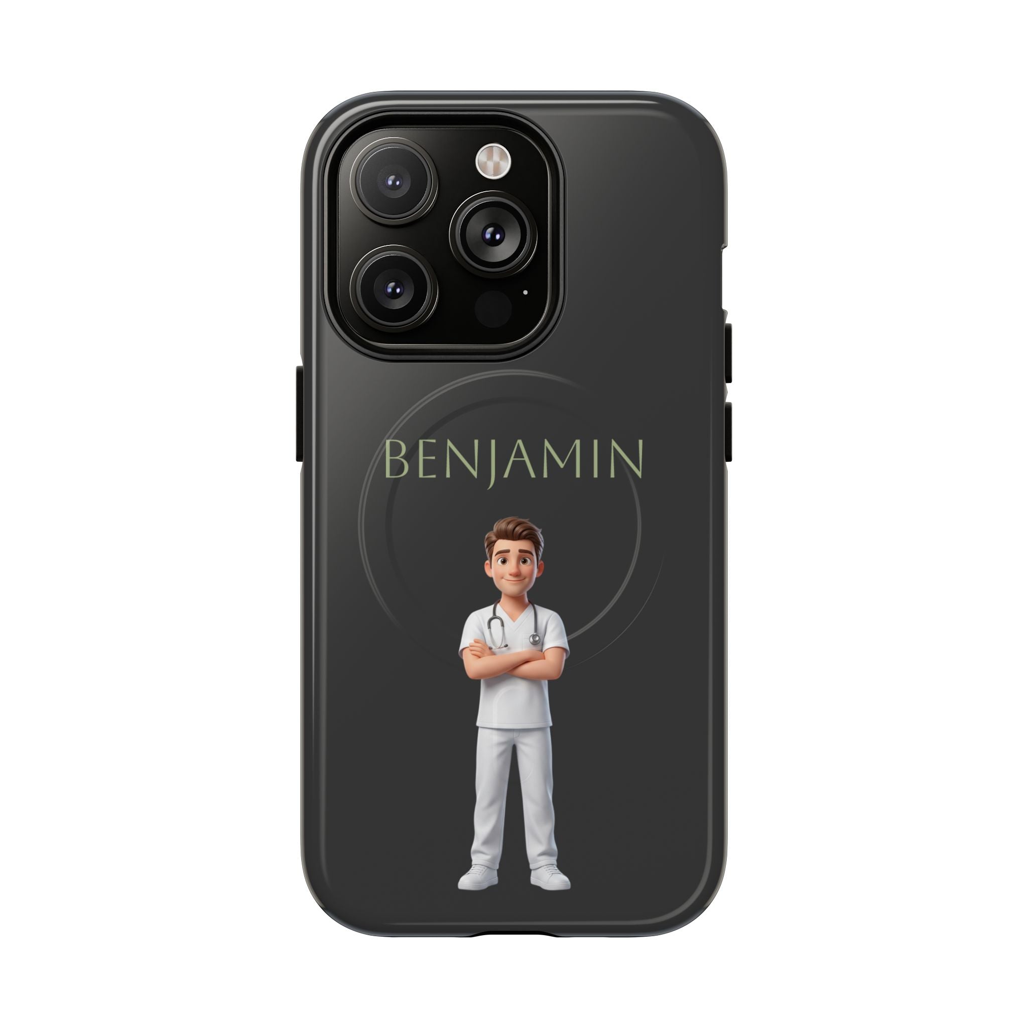Personalized Nurse Phone Case | MagSafe Compatible, Custom Name iPhone Case