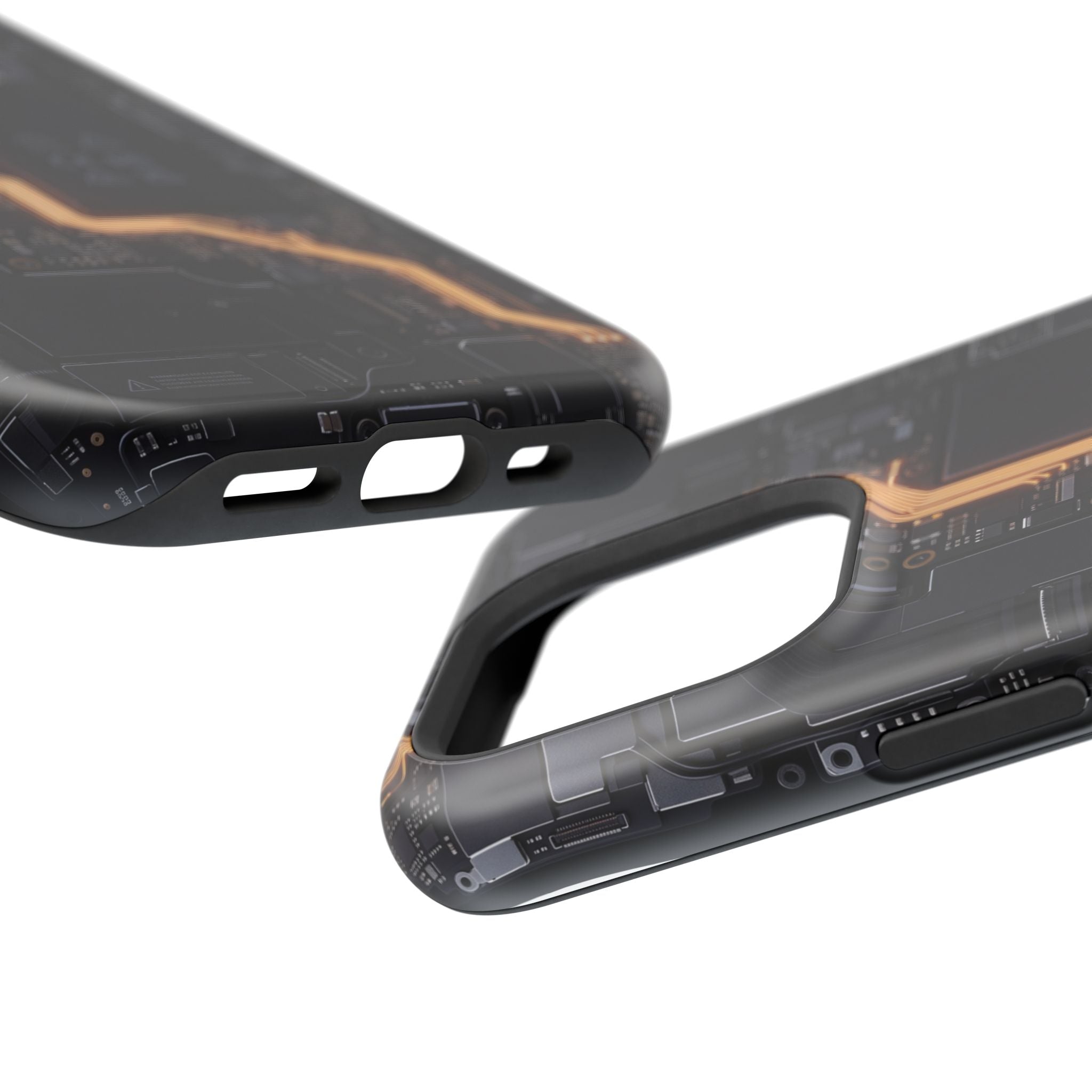 Electrician Circuit Bolt Phone Case — Impact-Resistant Wireless Charging Cover