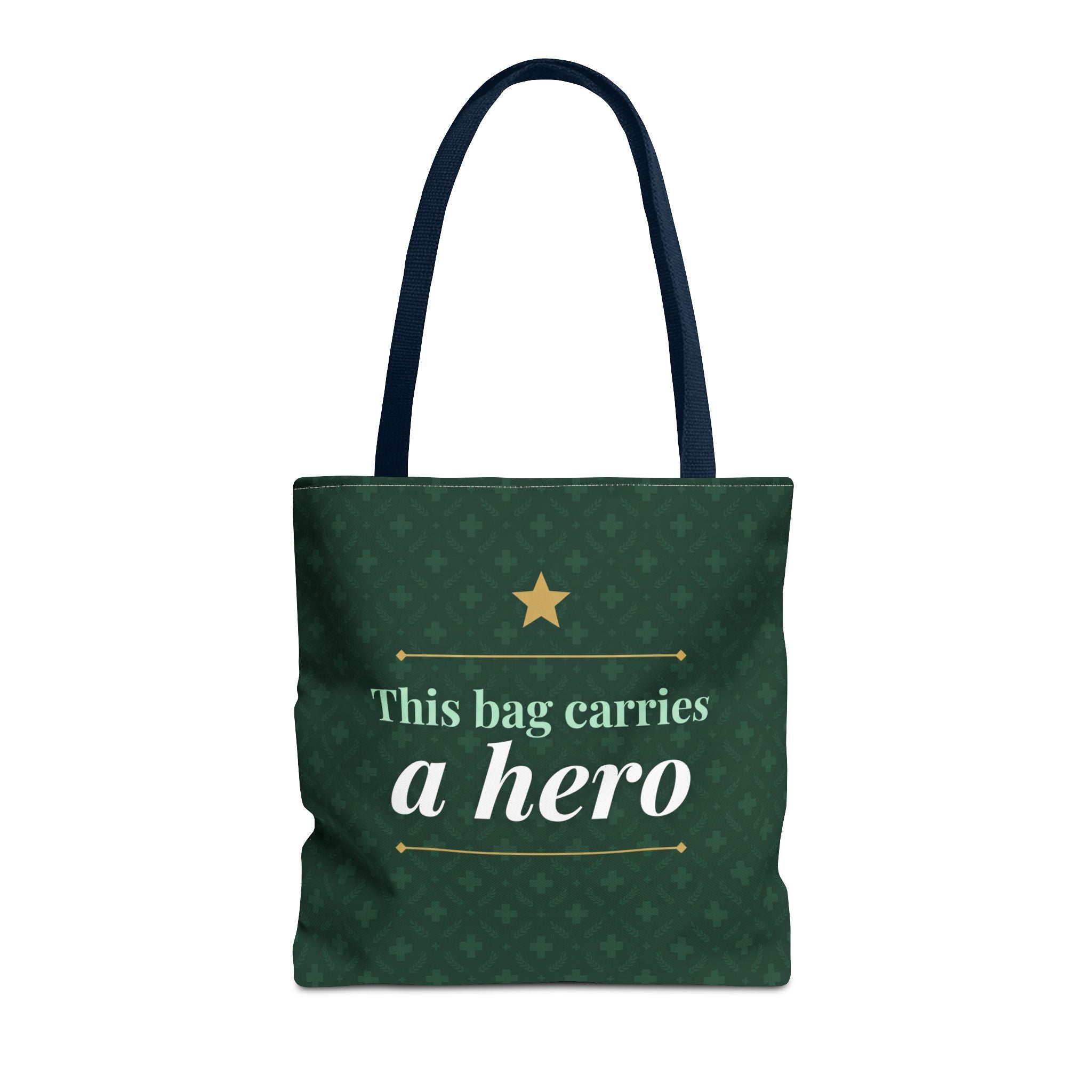 This Bag Carries a Hero Tote | Nurse Gift Tote Bag | Essential Worker Appreciation Gift | Premium Polyester Carry-All