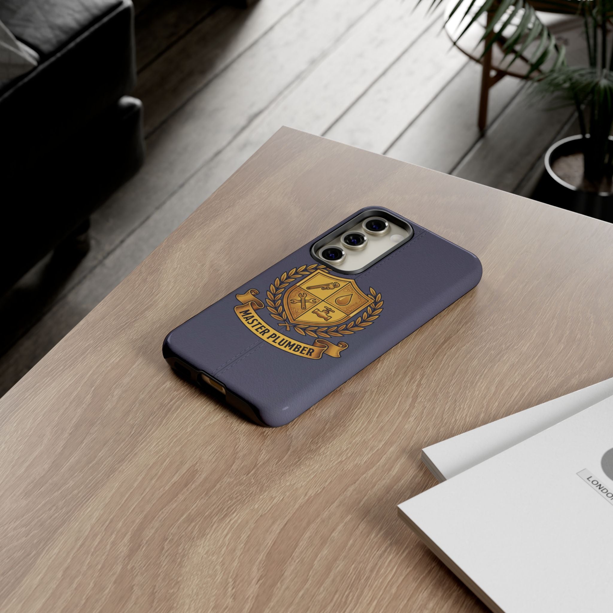 Master Plumber Slate Crest Phone Case - Samsung & iPhone Series