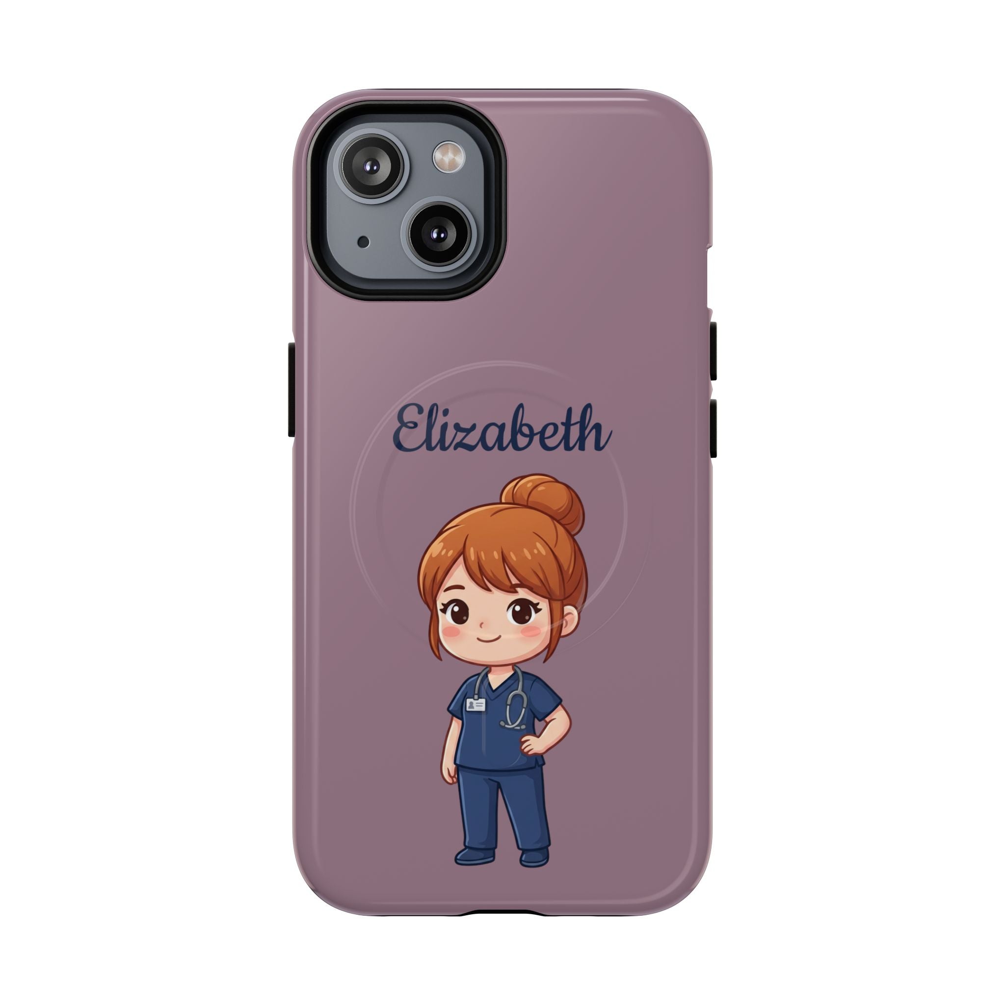 Personalized Nurse Phone Case with Custom Name | MagSafe Compatible iPhone Case