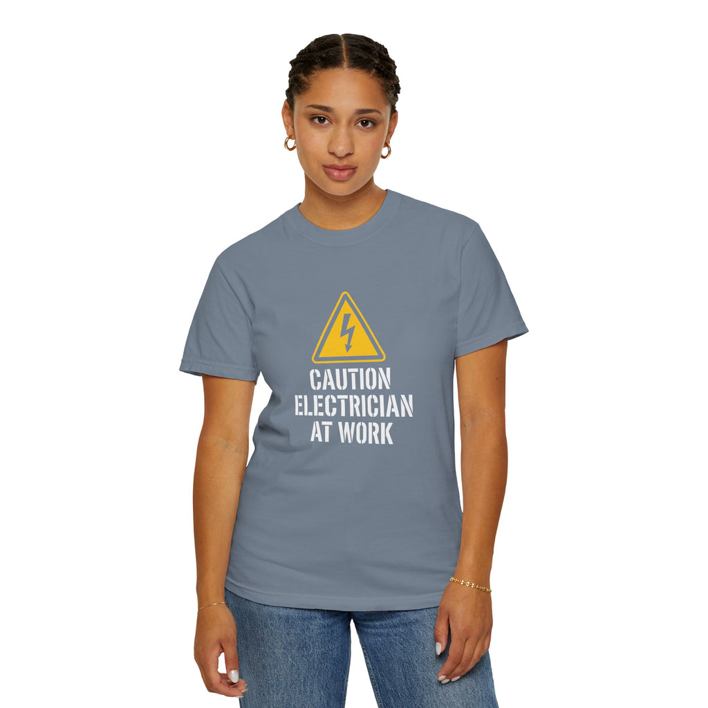 Caution Electrician At Work T-Shirt