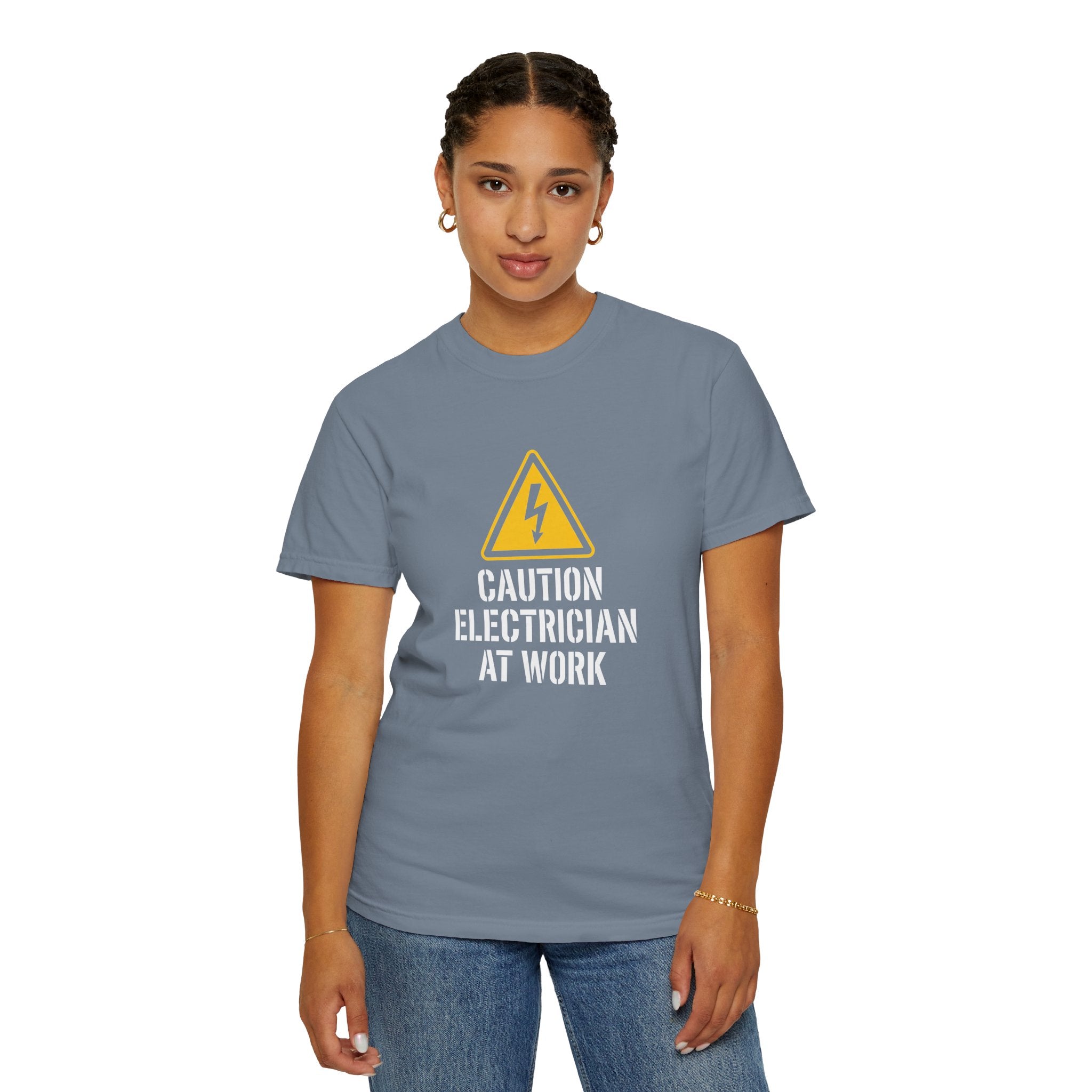 Caution Electrician At Work T-Shirt