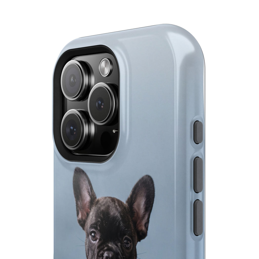 French Bulldog Puppy Phone Case — Impact-Resistant Wireless Charging Cover