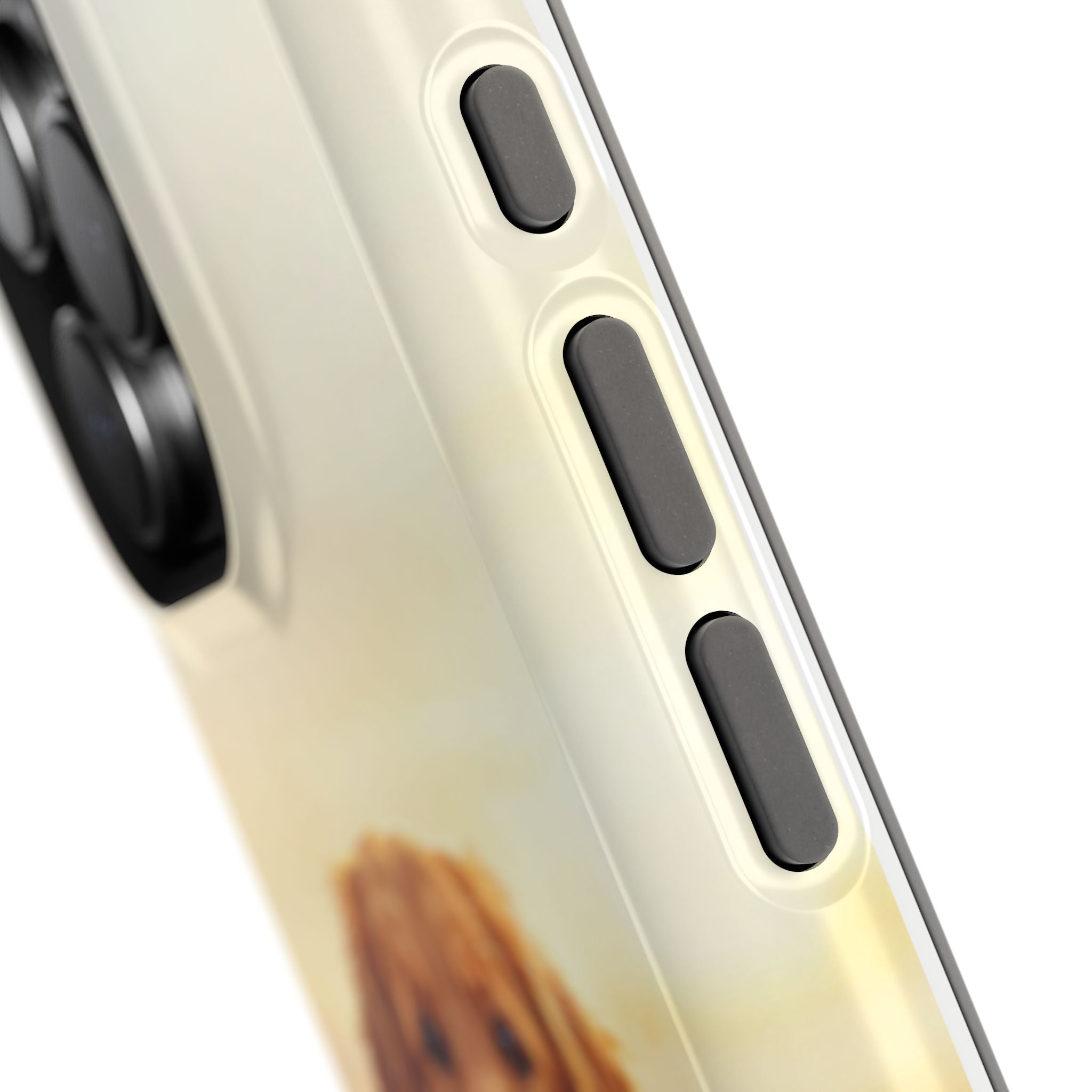 Beach Golden Retriever Phone Case — Impact-Resistant Wireless Charging Cover