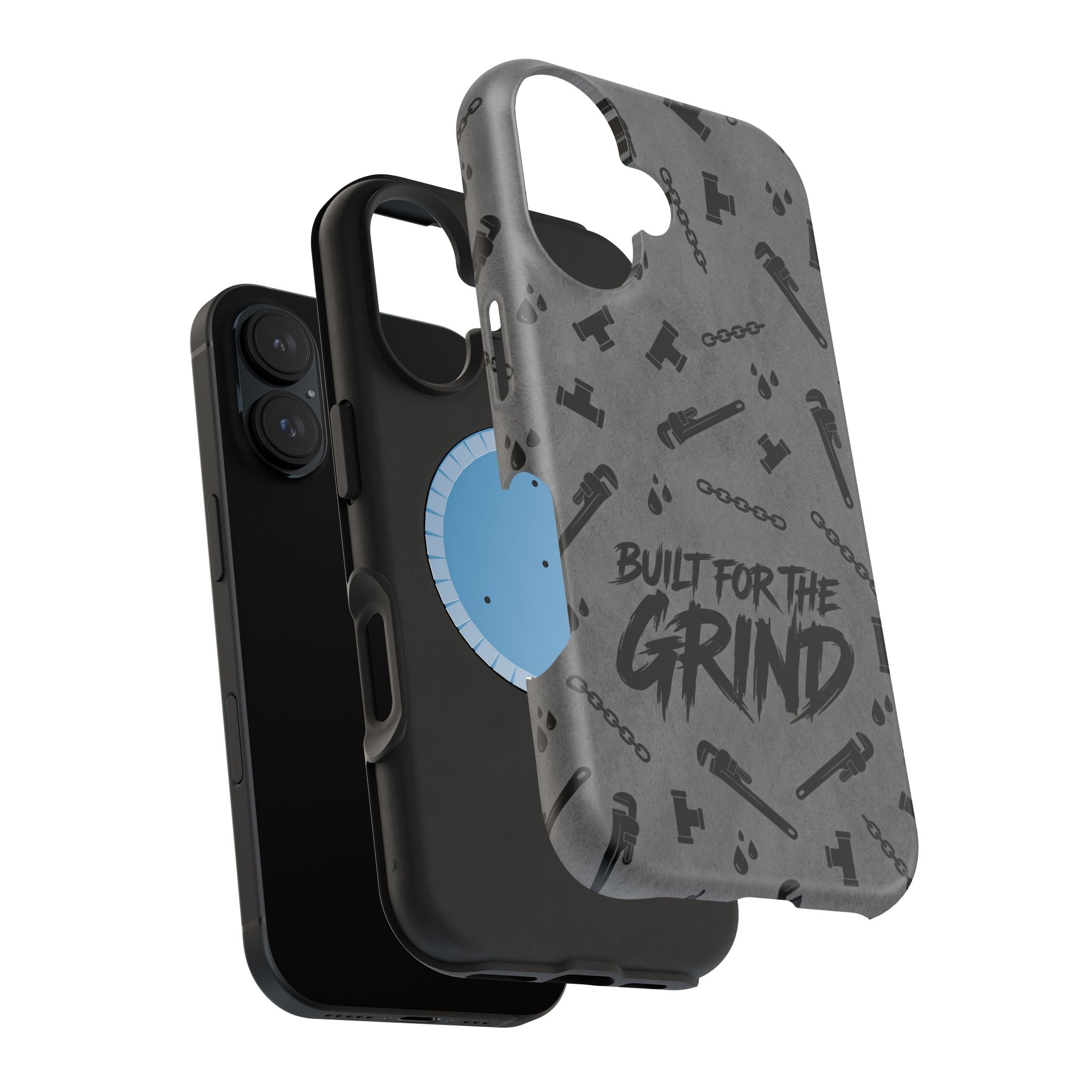 Built for the Grind Phone Case — Plumber Tools Wireless Charging Cover