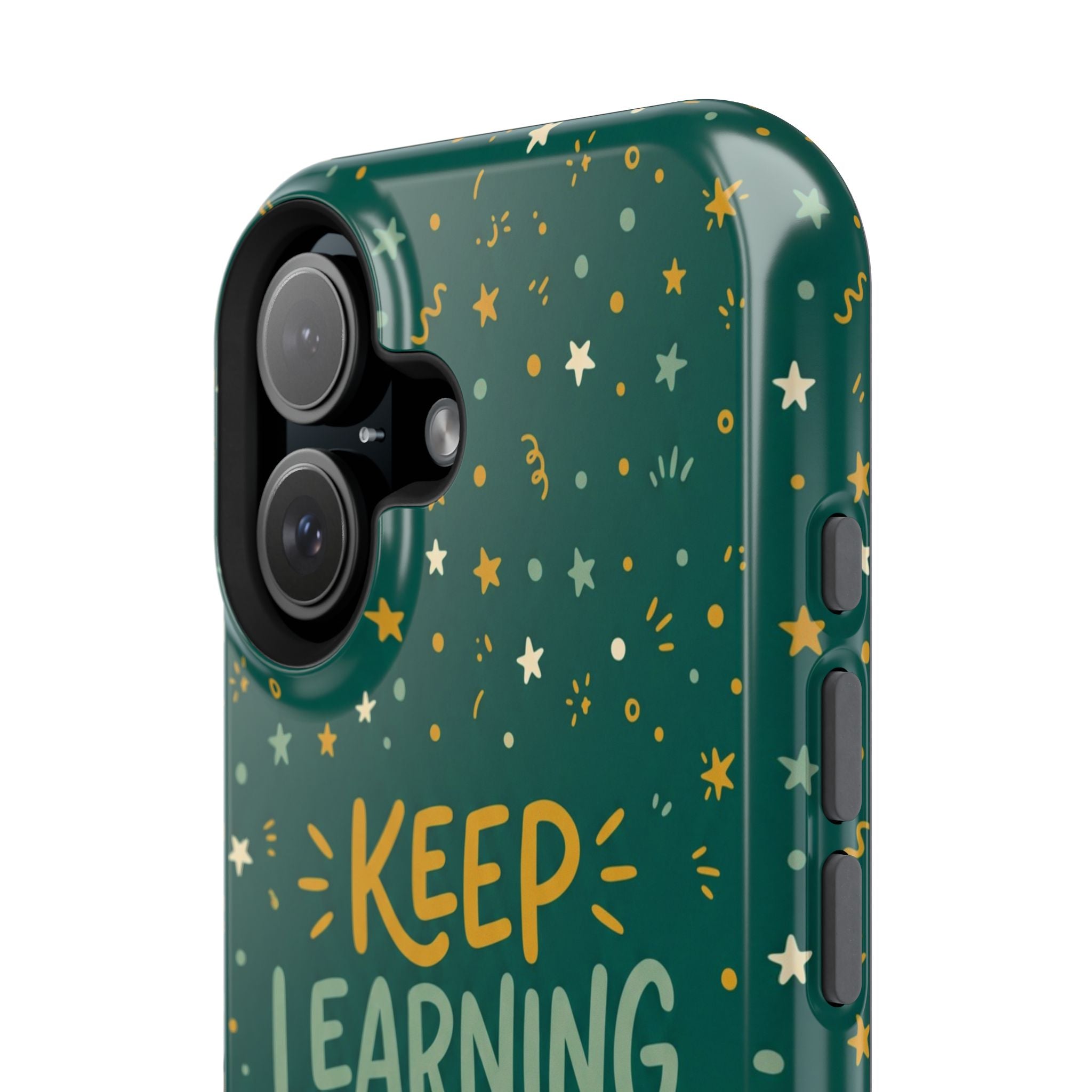 Keep Learning Keep Growing Teacher Phone Case — Wireless Charging Cover