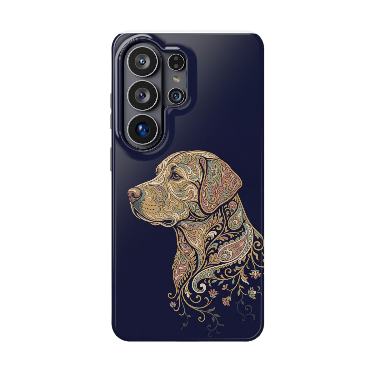 Paisley Labrador Phone Case — Tough Magnetic Case with Wireless Charging