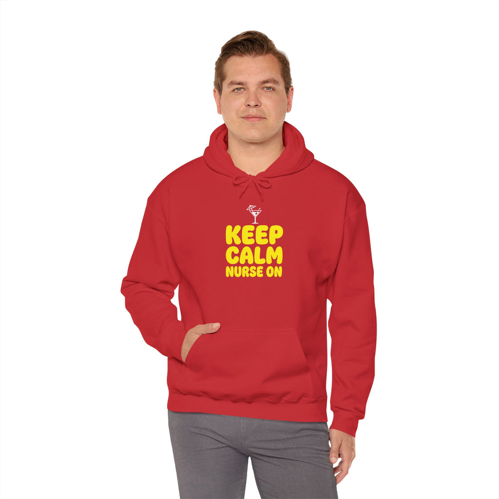 Keep Calm Nurse On Hoodie — Funny Nurse Graphic Pullover