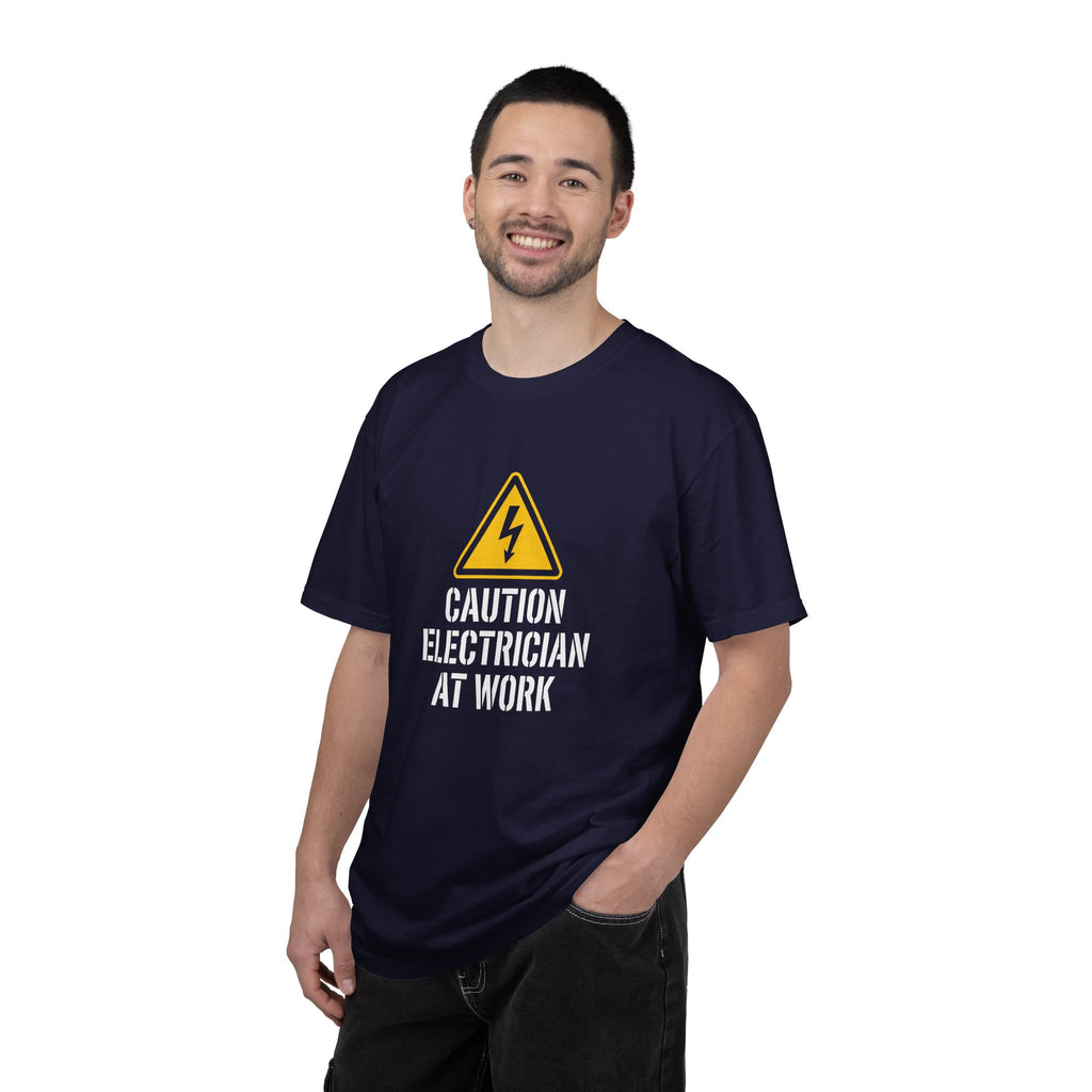 Caution Electrician At Work T-Shirt