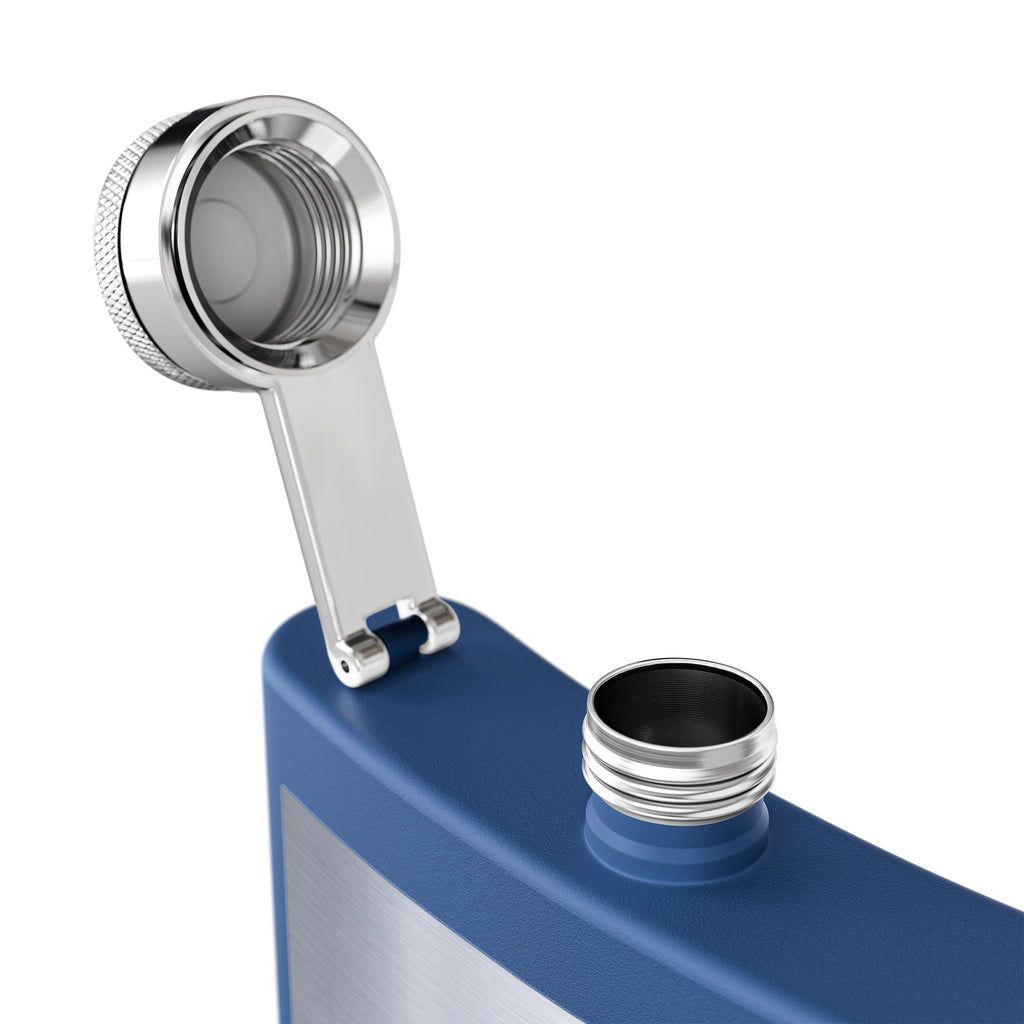 Flask — "Master Electrician: Licensed & Legendary" (Crest Edition) 6oz Stainless Steel Hip Flask