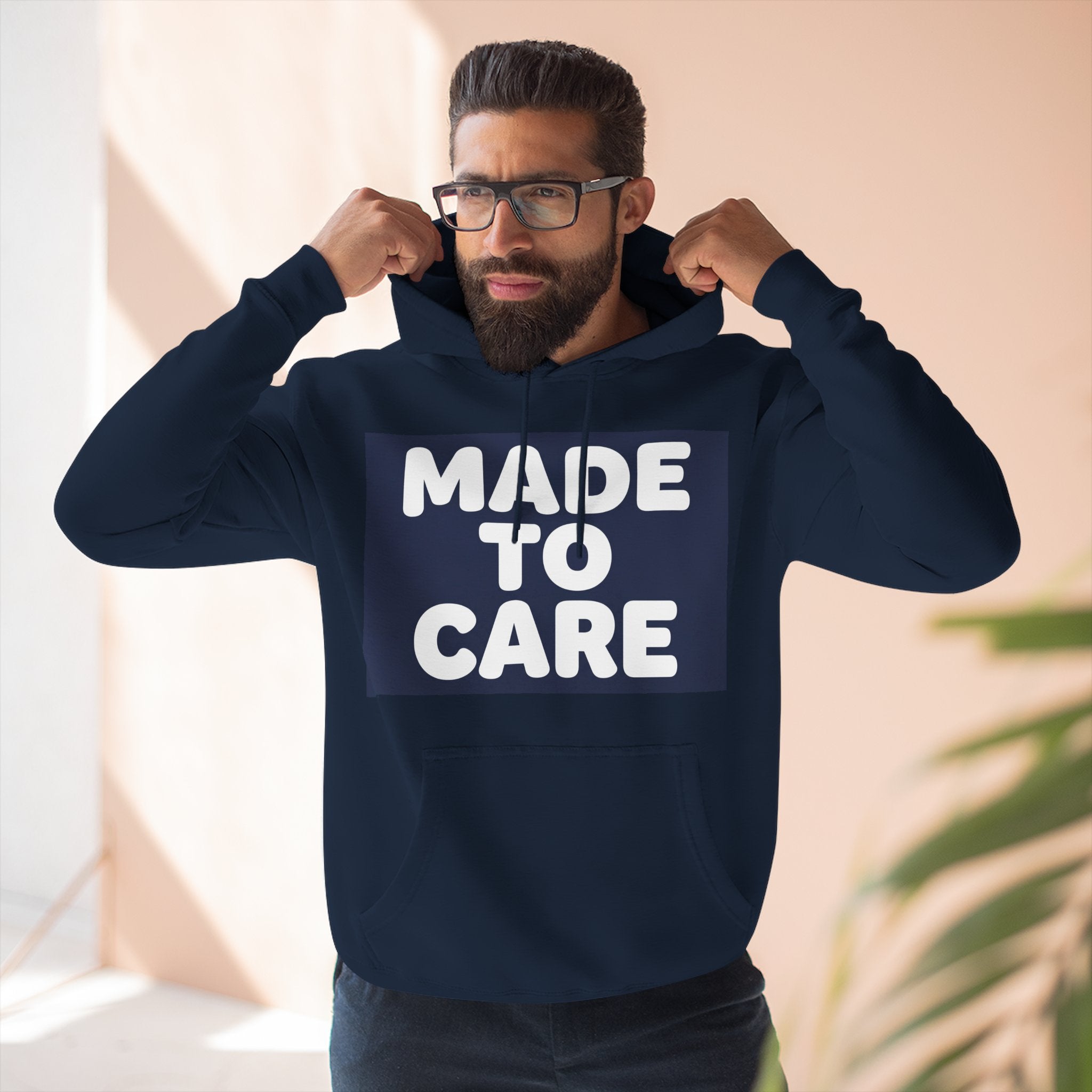 Made to Care Nurse Hoodie — Unisex Pullover for Healthcare Professionals & Caregivers