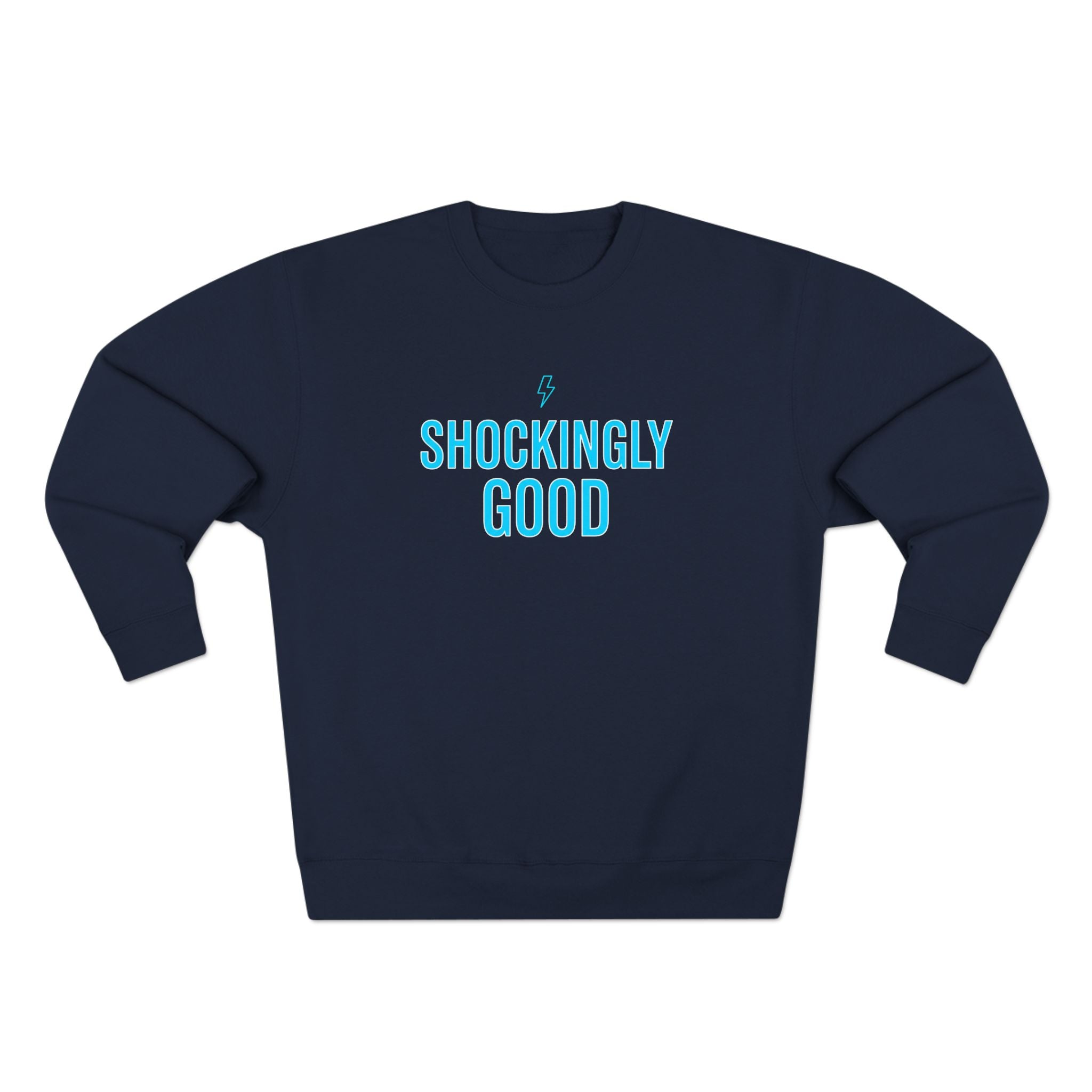 Shockingly Good Electrician Sweatshirt | Funny Electrician Gift Crewneck