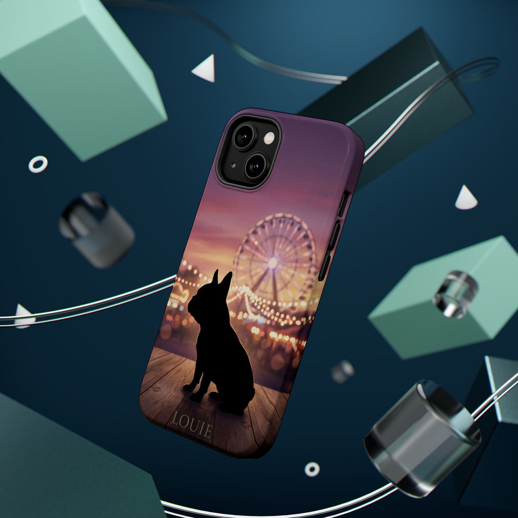 Personalized French Bulldog Carnival Nights Phone Case — Wireless Charging Cover