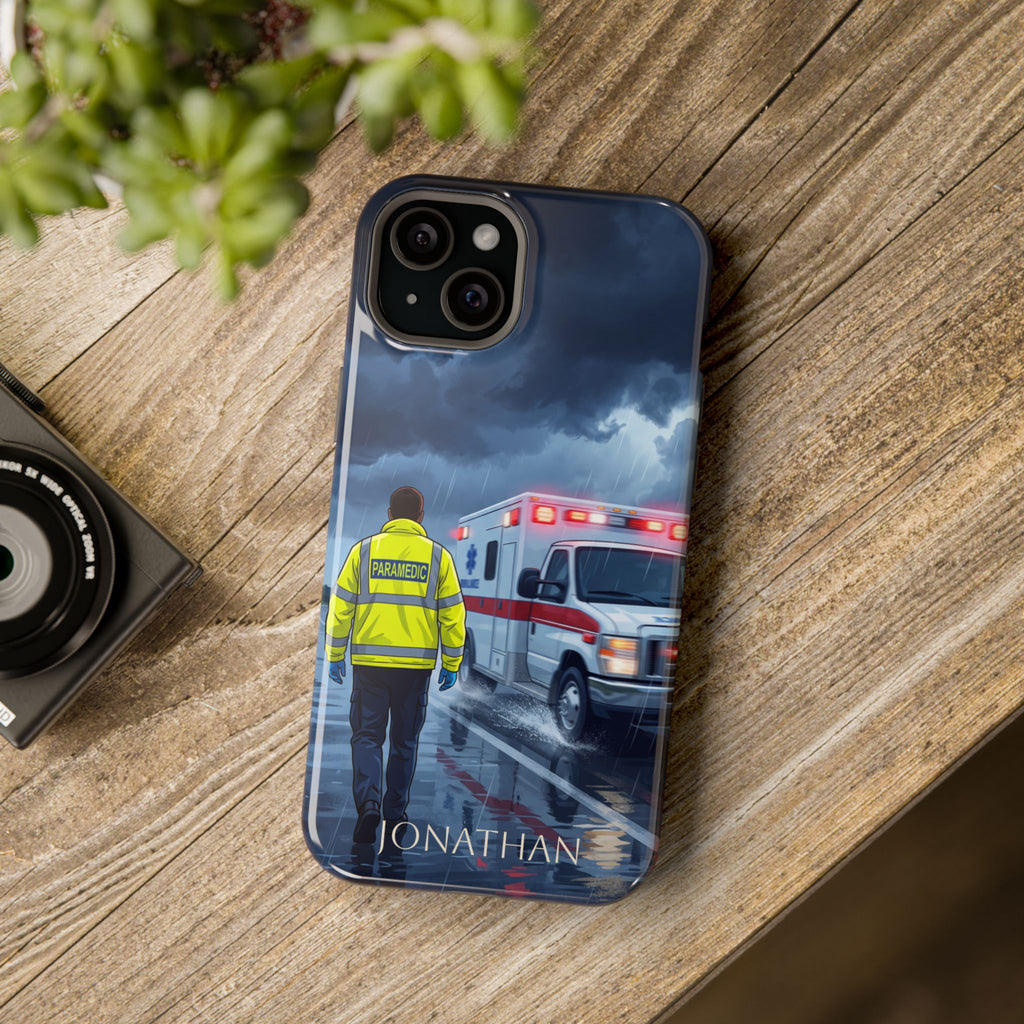 Personalized EMS Storm Phone Case — Wireless Charging Cover