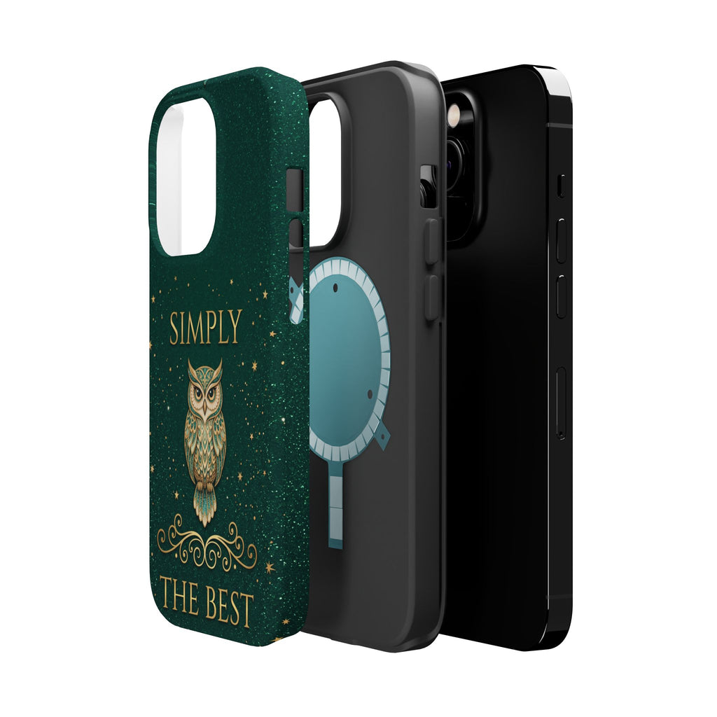 Simply The Best Wise Owl Phone Case — Wireless Charging Cover