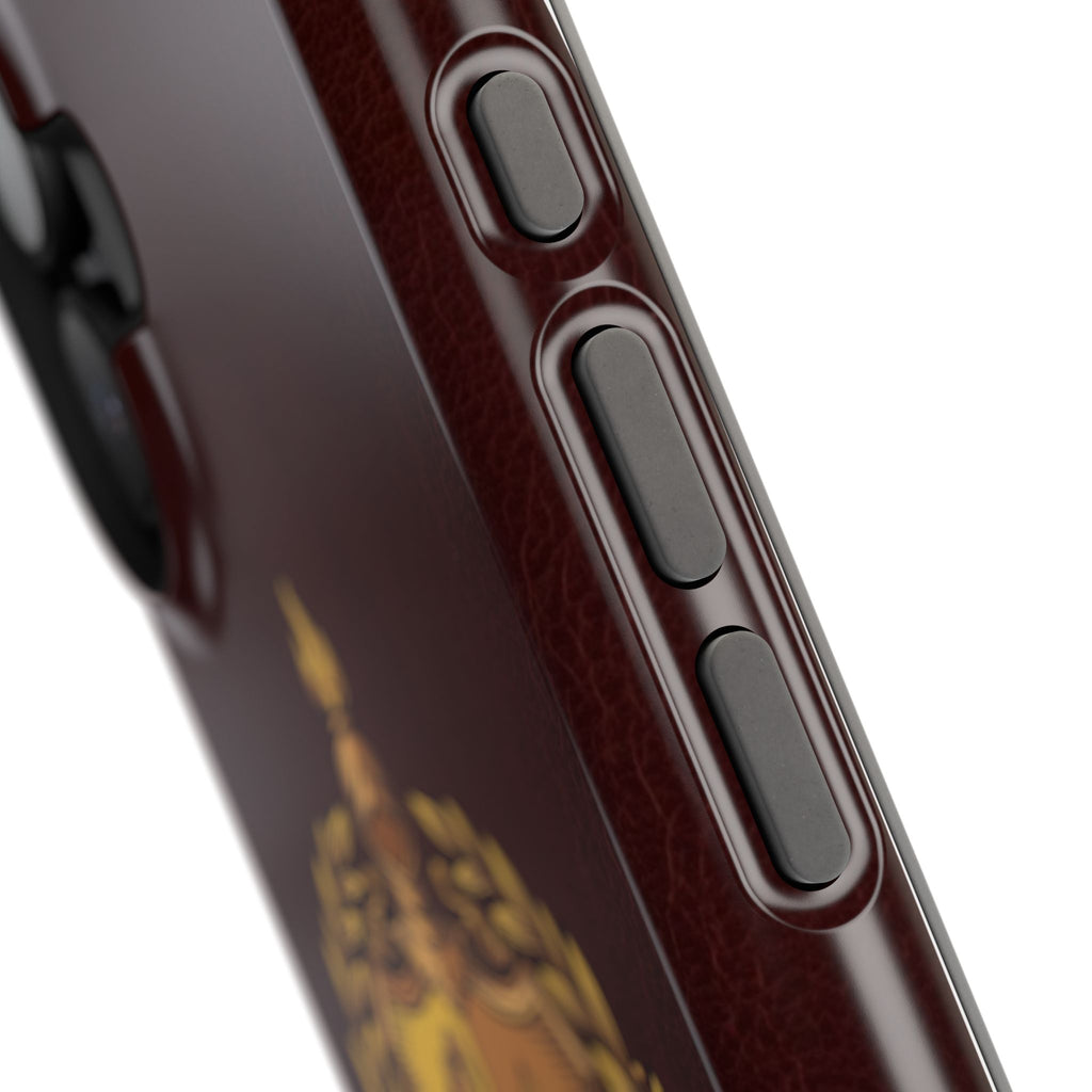 Plumber Crest Phone Case — Heraldic Shield Wireless Charging Cover