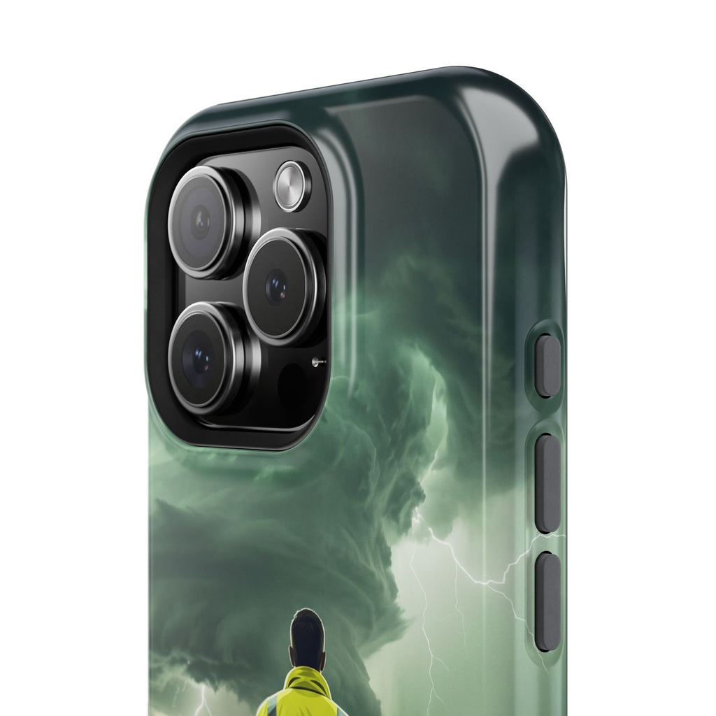 EMS Green Storm Phone Case — Magnetic Wireless Charging Cover