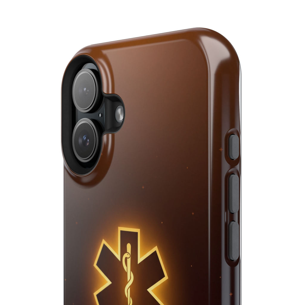 Paramedic/EMT Skyline Phone Case — Magnetic Wireless Charging Cover